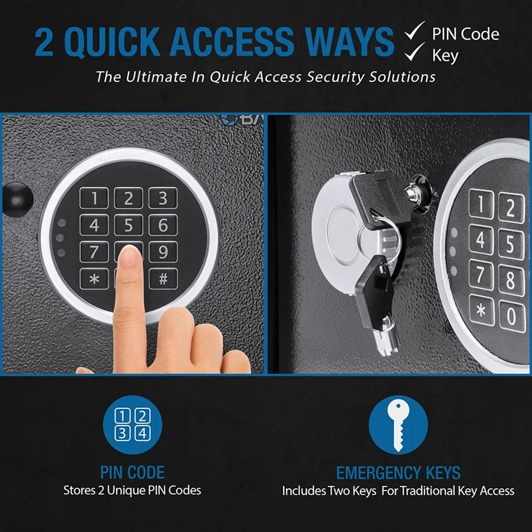 0.22 Cu. ft Digital Keypad Security Safe | AX13942 - Image 7