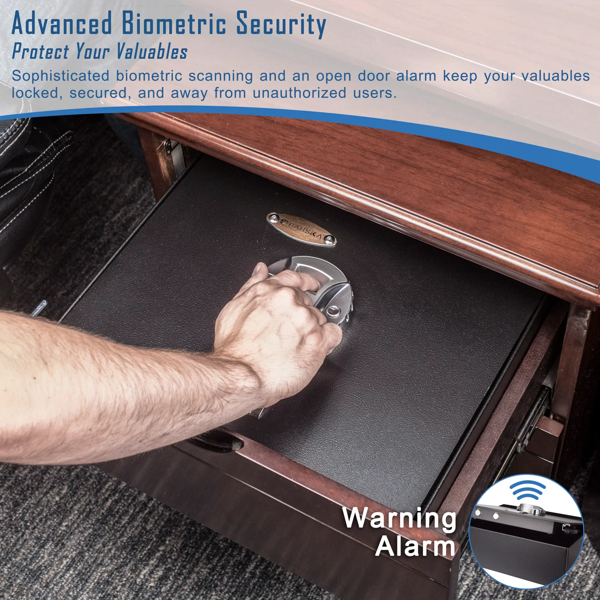 0.23 Cu. ft Top Opening Biometric Security Safe | AX11556 - Image 14