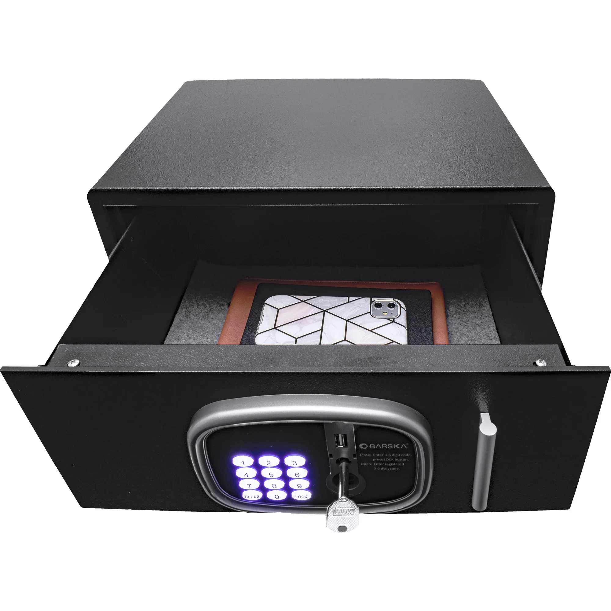 0.72 Cu. ft Front Opening Drawer Hotel Safe with Audit Trail Capacity | HS13408 - Image 6