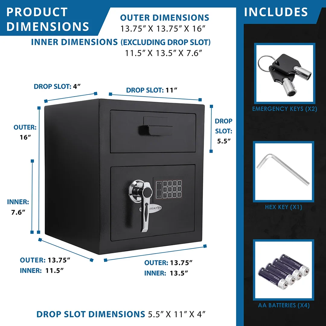 0.72 Cu. ft Keypad Depository Safe | AX11932 - Image 12