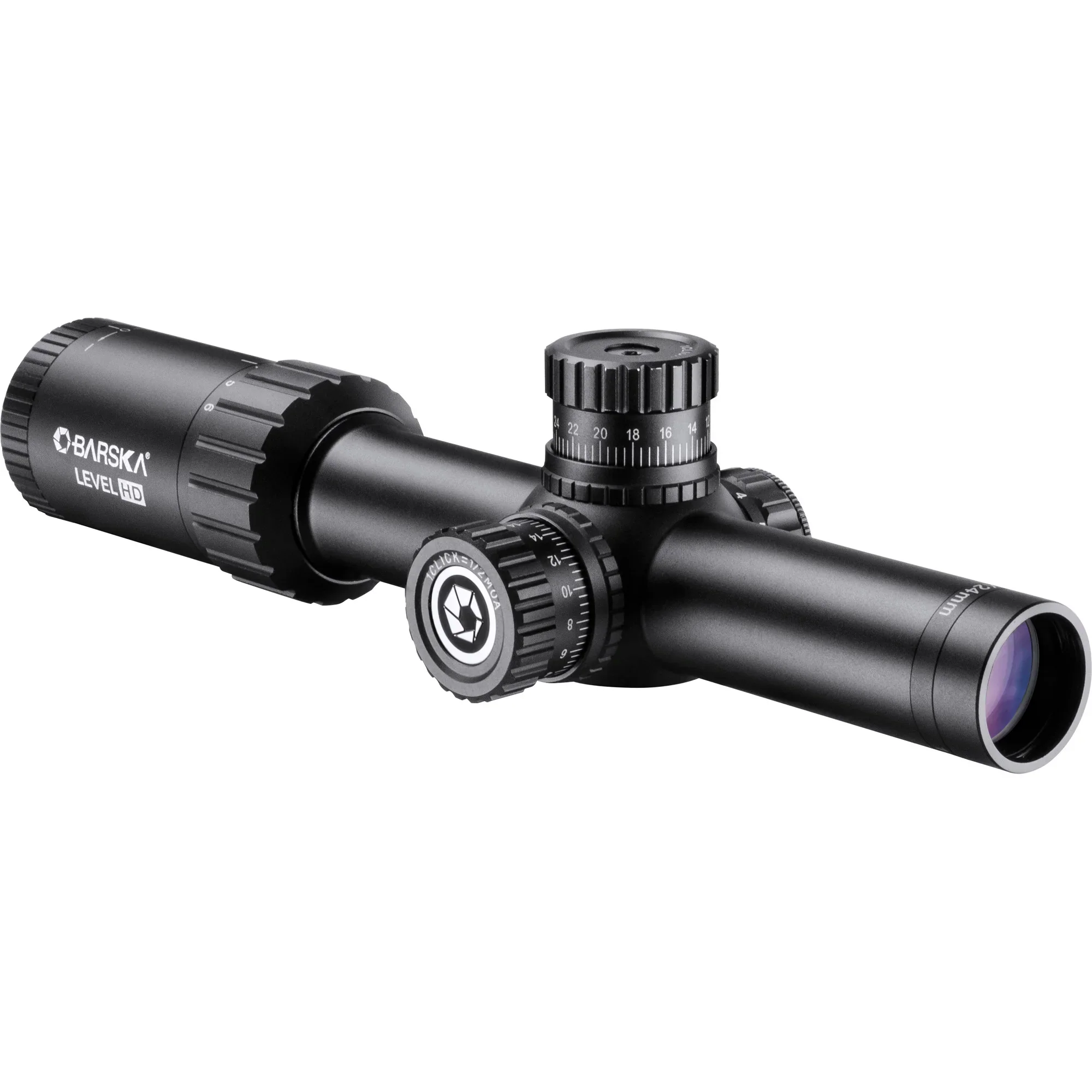 1-6x24mm LEVEL HD First Focal Plane IR HRS Rifle Scope | AC13026