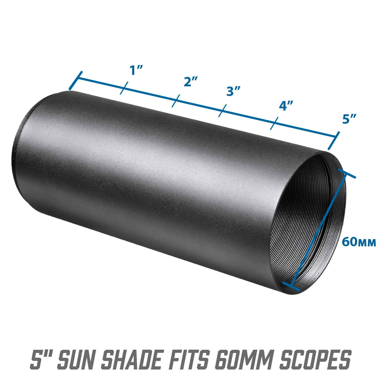 10-40x60mm Varmint AO Trace MOA V2 Rifle Scope with 5" Sun Shade | AC13524 - Image 8