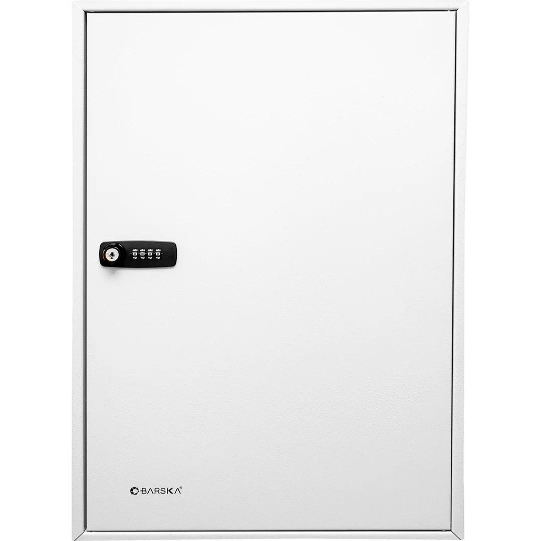 100 Capacity Adjustable Key Cabinet with Combination & Key Lock, Grey | CB13560 - Image 3