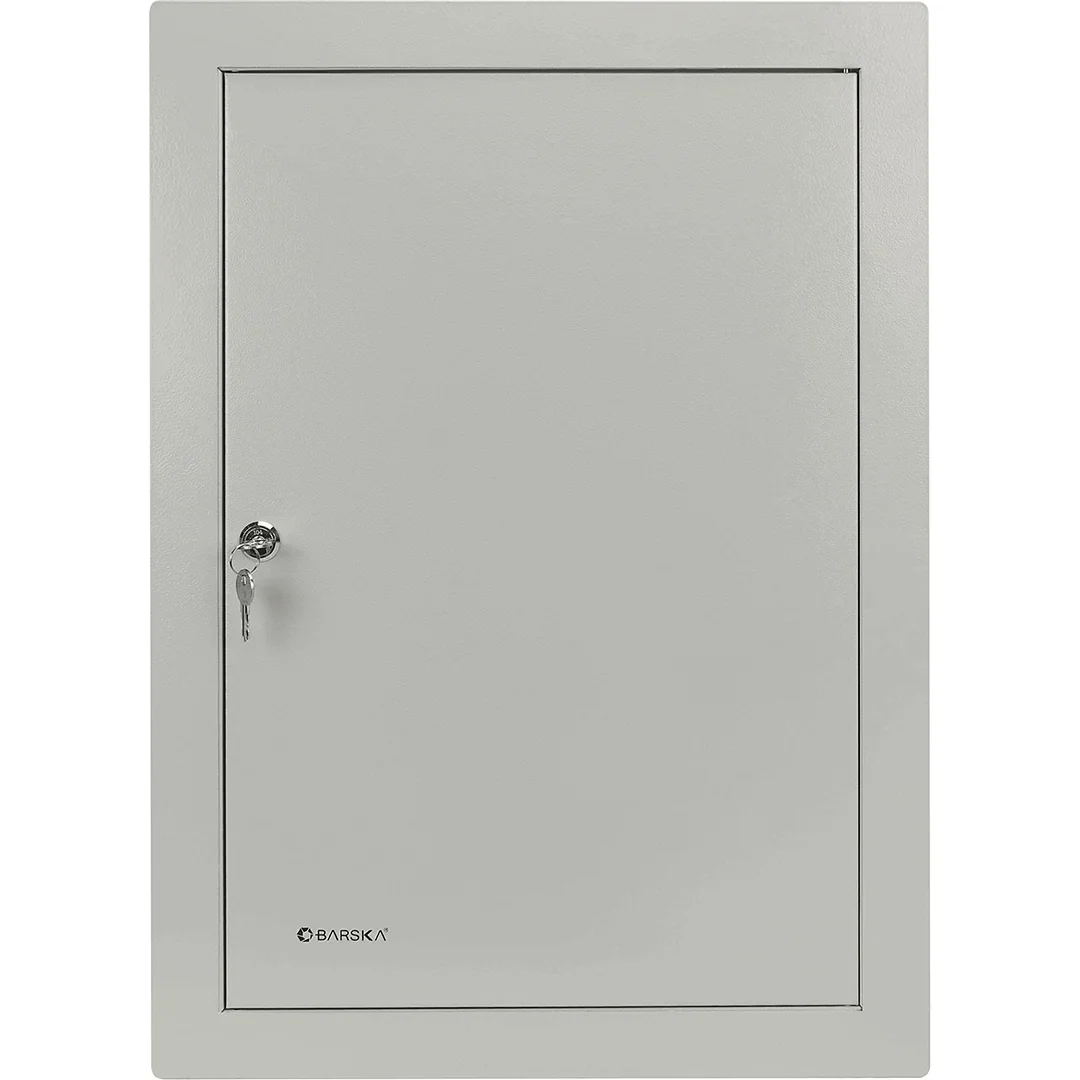 100 Capacity Adjustable In-Wall Key Cabinet, Grey | CB13534 - Image 3