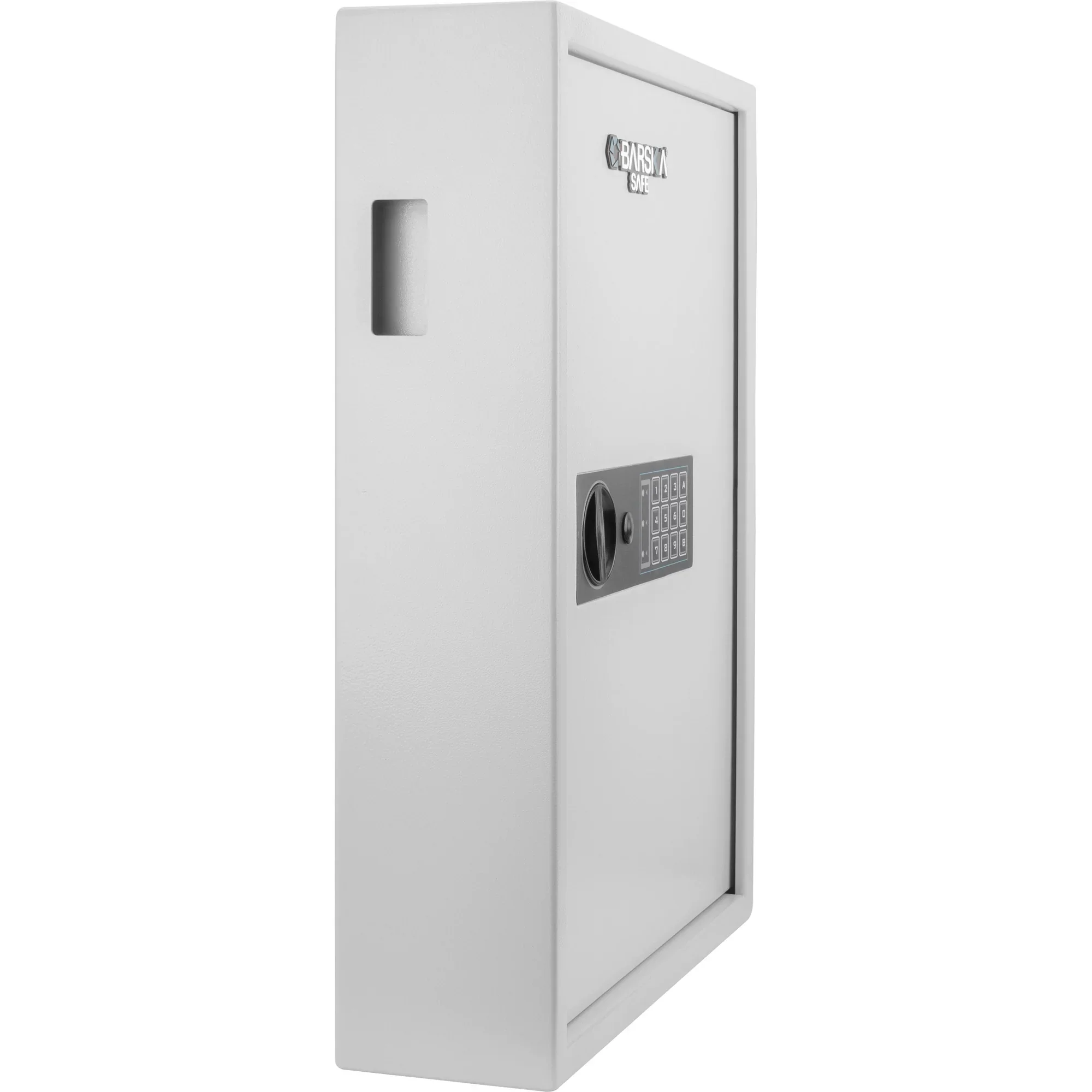 100 Capacity Fixed Position Key Cabinet Digital Keypad Wall Safe, White | AX13262 - Image 4