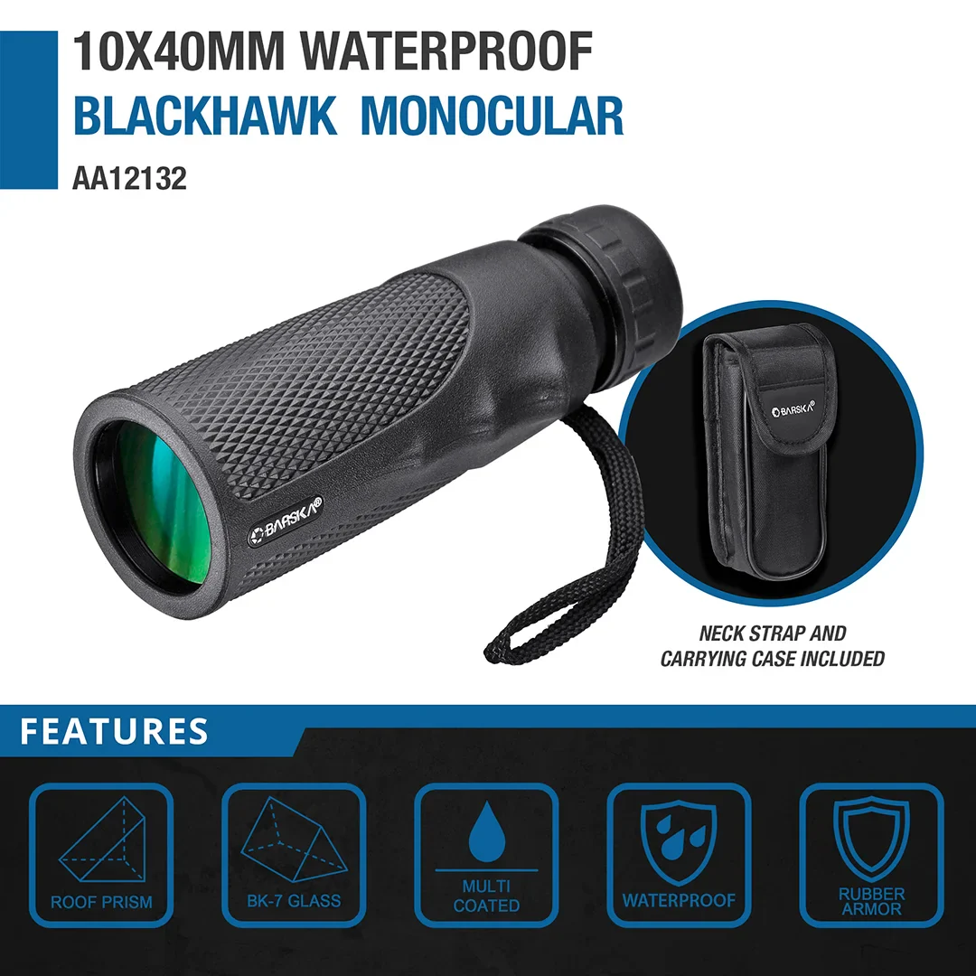 10x40mm Waterproof Blackhawk Monocular | AA12132 - Image 6