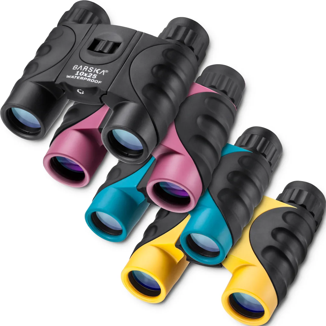 10x25mm Blueline Colorado Compact Waterproof Binoculars, Available in 5 Colors | AB12725, AB12418, AB12726, CO10696