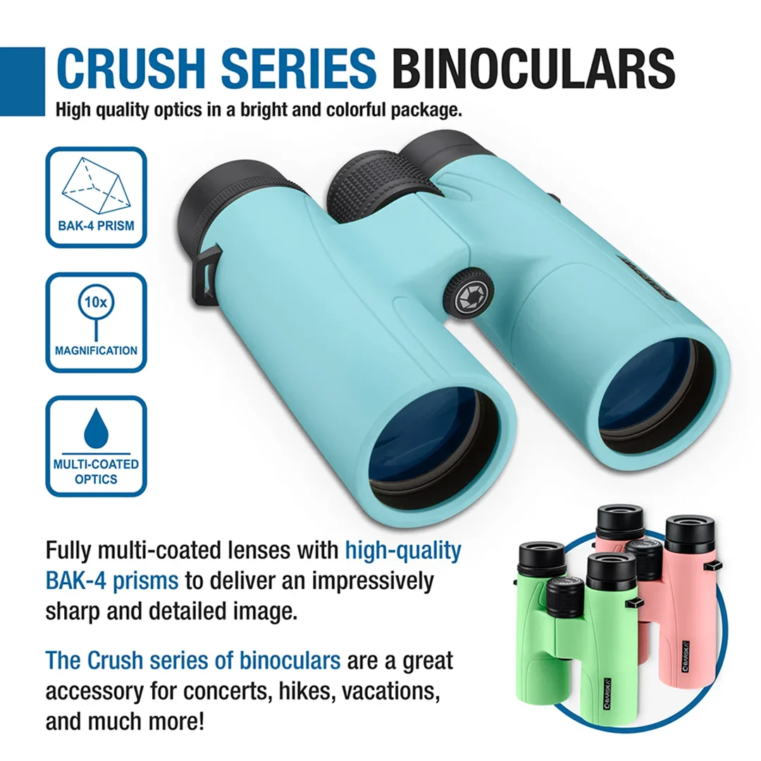 10x42mm Crush Series Binoculars, Available in 3 Colors | AB12974, AB12976, AB12978 - Image 31