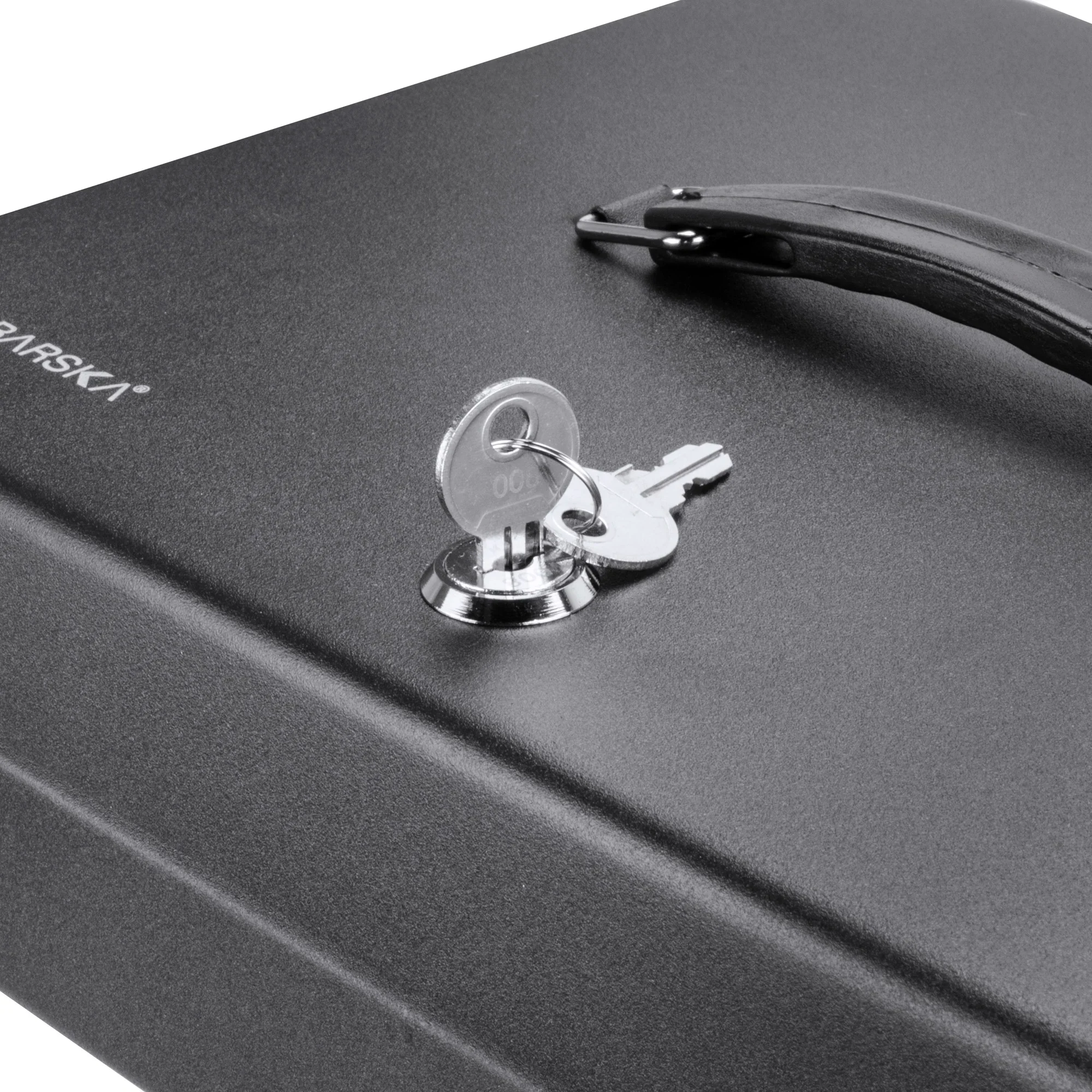 Fold Out Cash Box with Five Compartment Tray, Bill Holder, and Drop Slot with Key Lock | CB13052 - Image 8