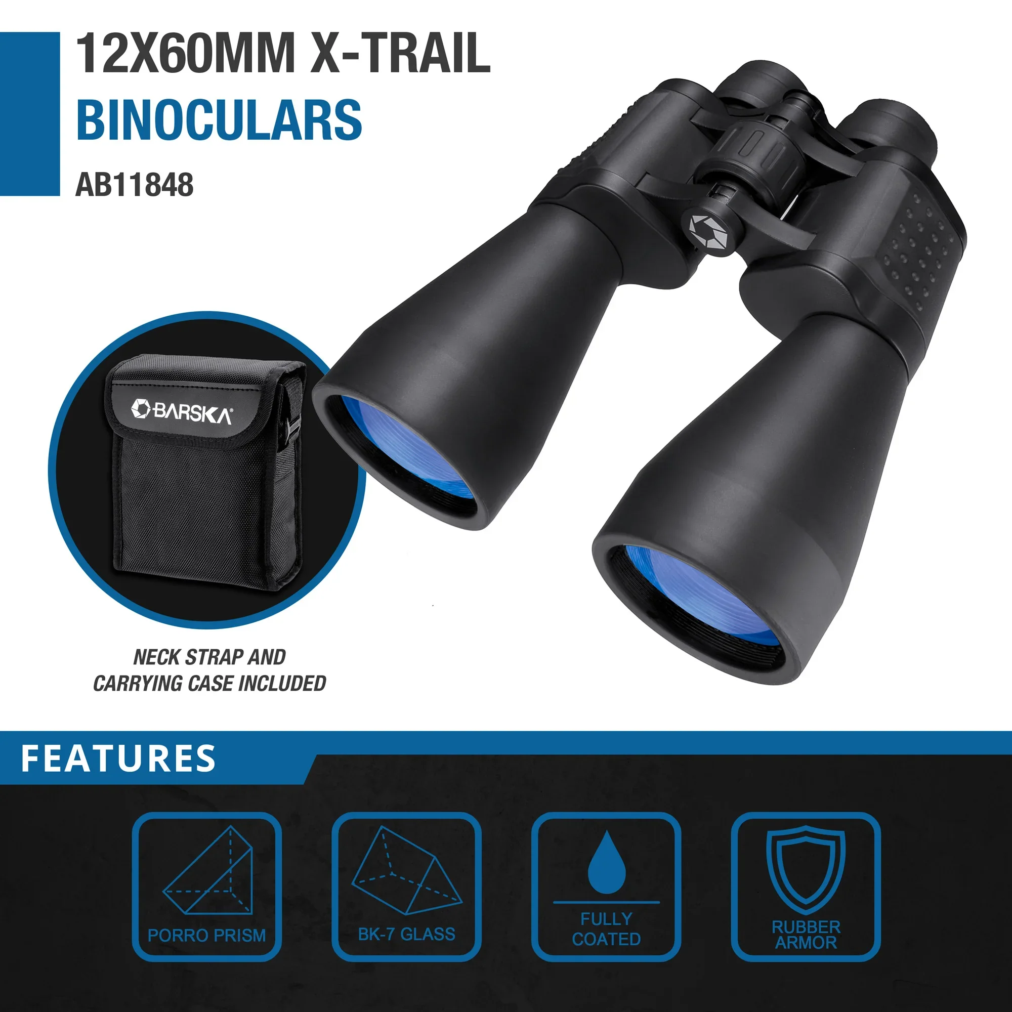 12x60mm X-Trail Binoculars | AB13648 - Image 9