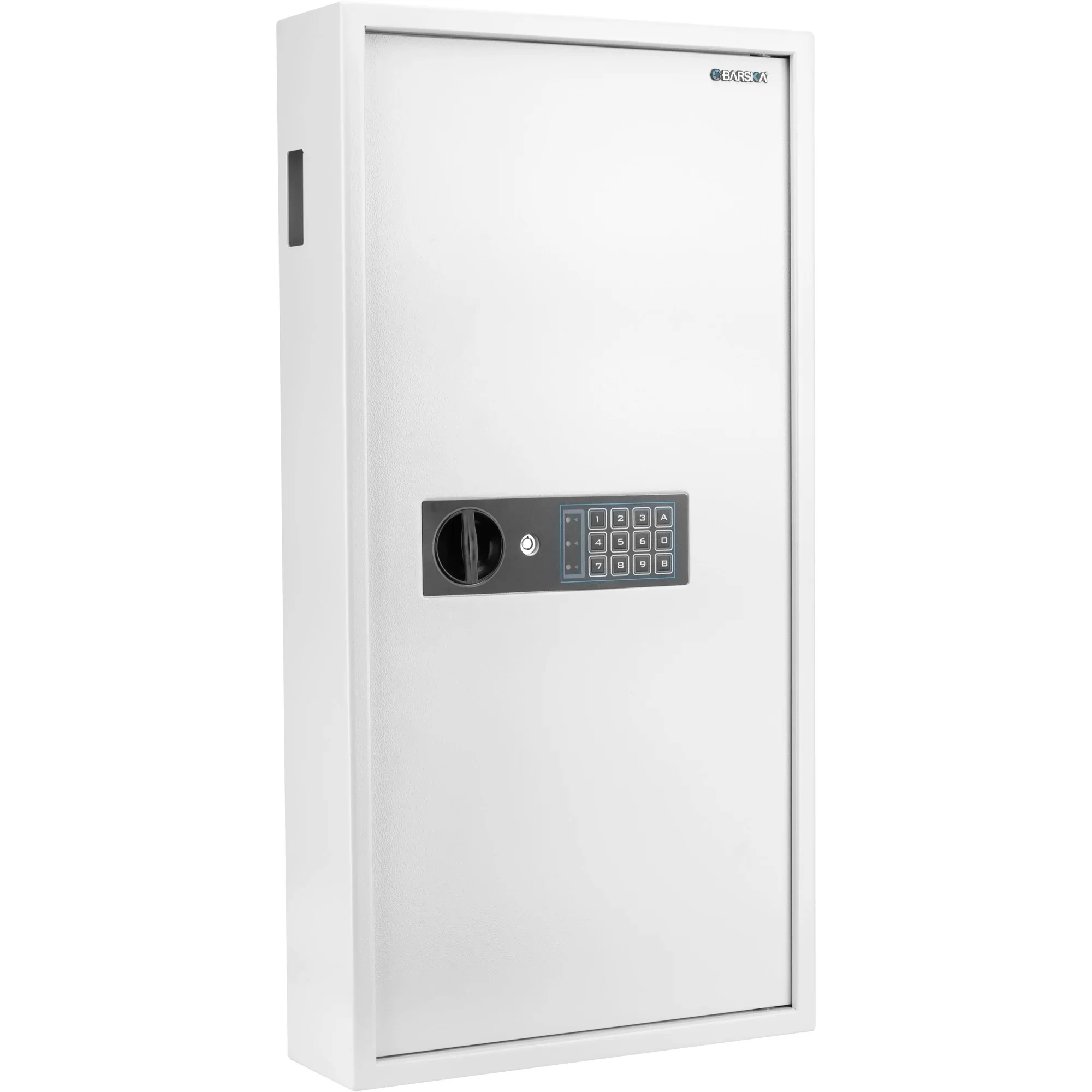 180 Capacity Adjustable Key Cabinet Digital Keypad Wall Safe, White | AX13350 - Image 4