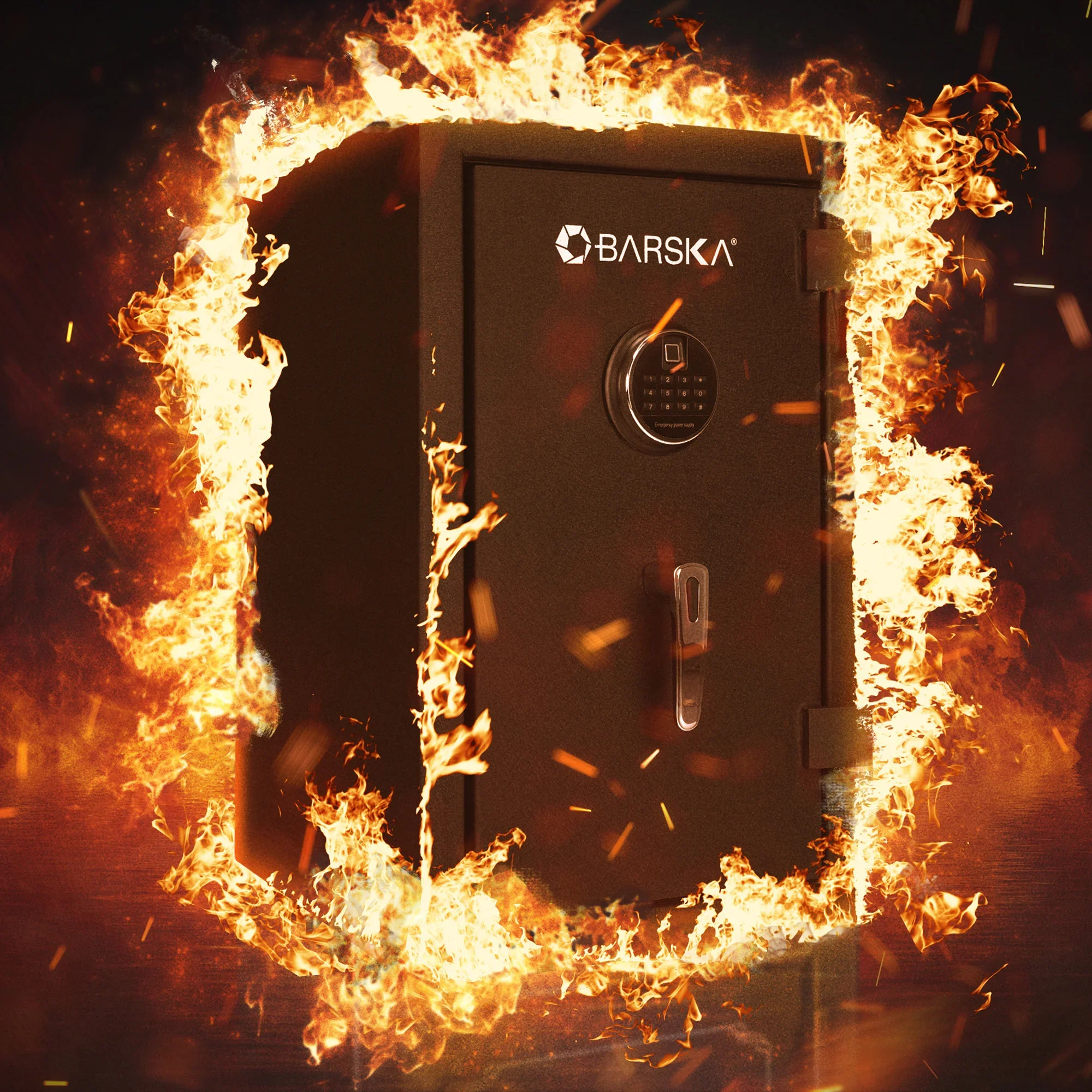 2.02 Cu. ft Biometric Keypad Fire Resistant Safe | AX13744 - Image 17