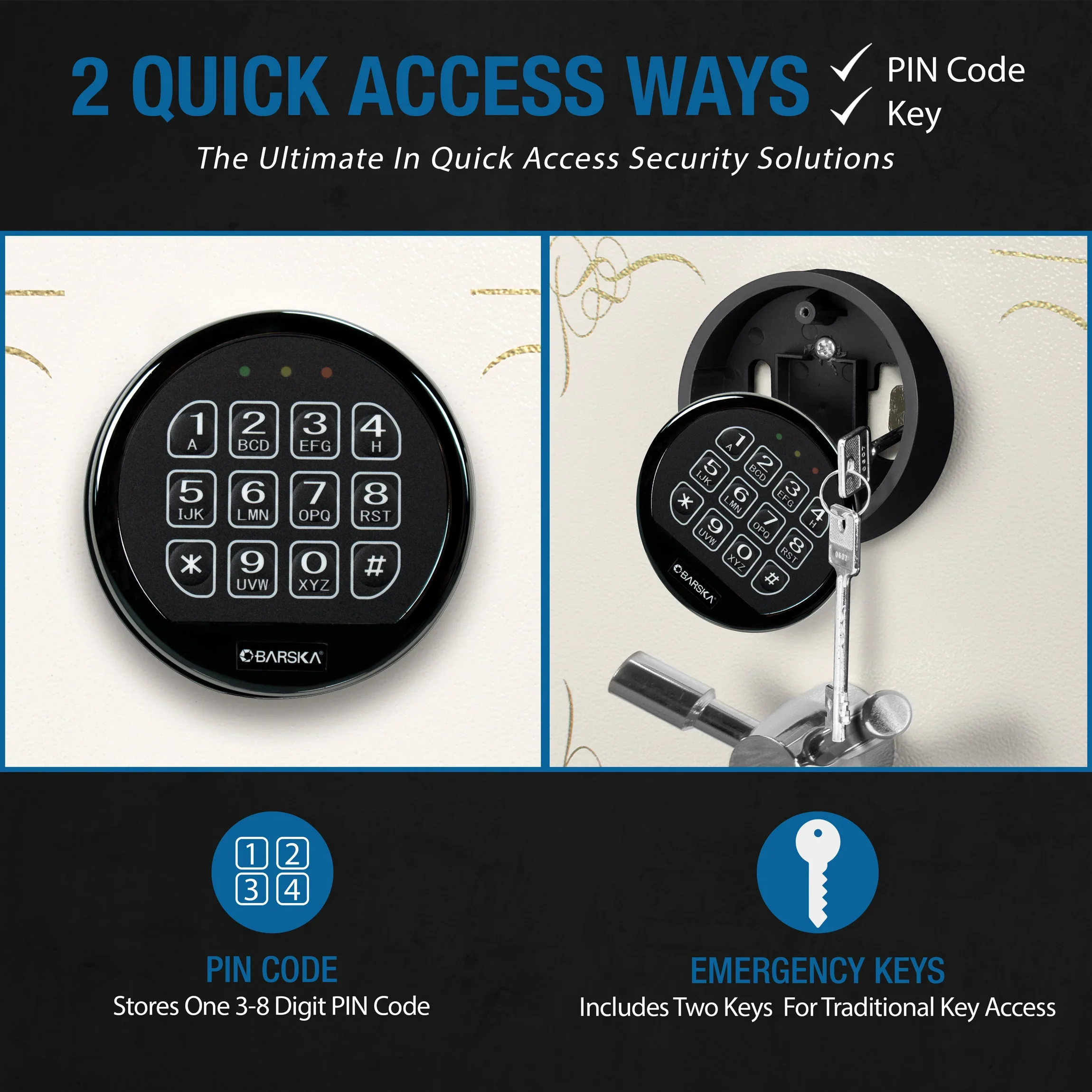 2.75 Cu. ft Keypad Fireproof Jewelry Safe | AX13614 - Image 7