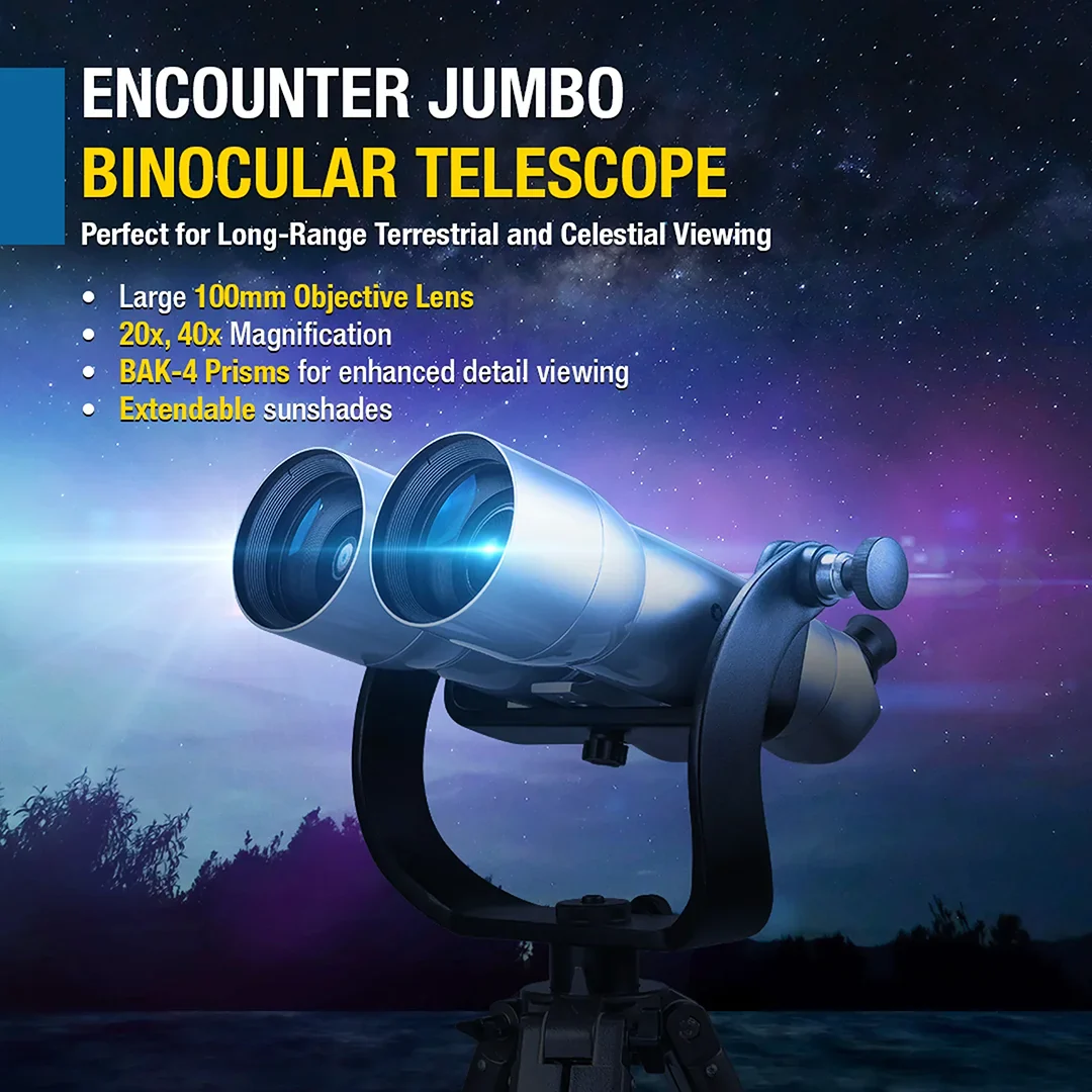 20-40x100mm Encounter Jumbo Waterproof Binoculars | AB10520 - Image 3