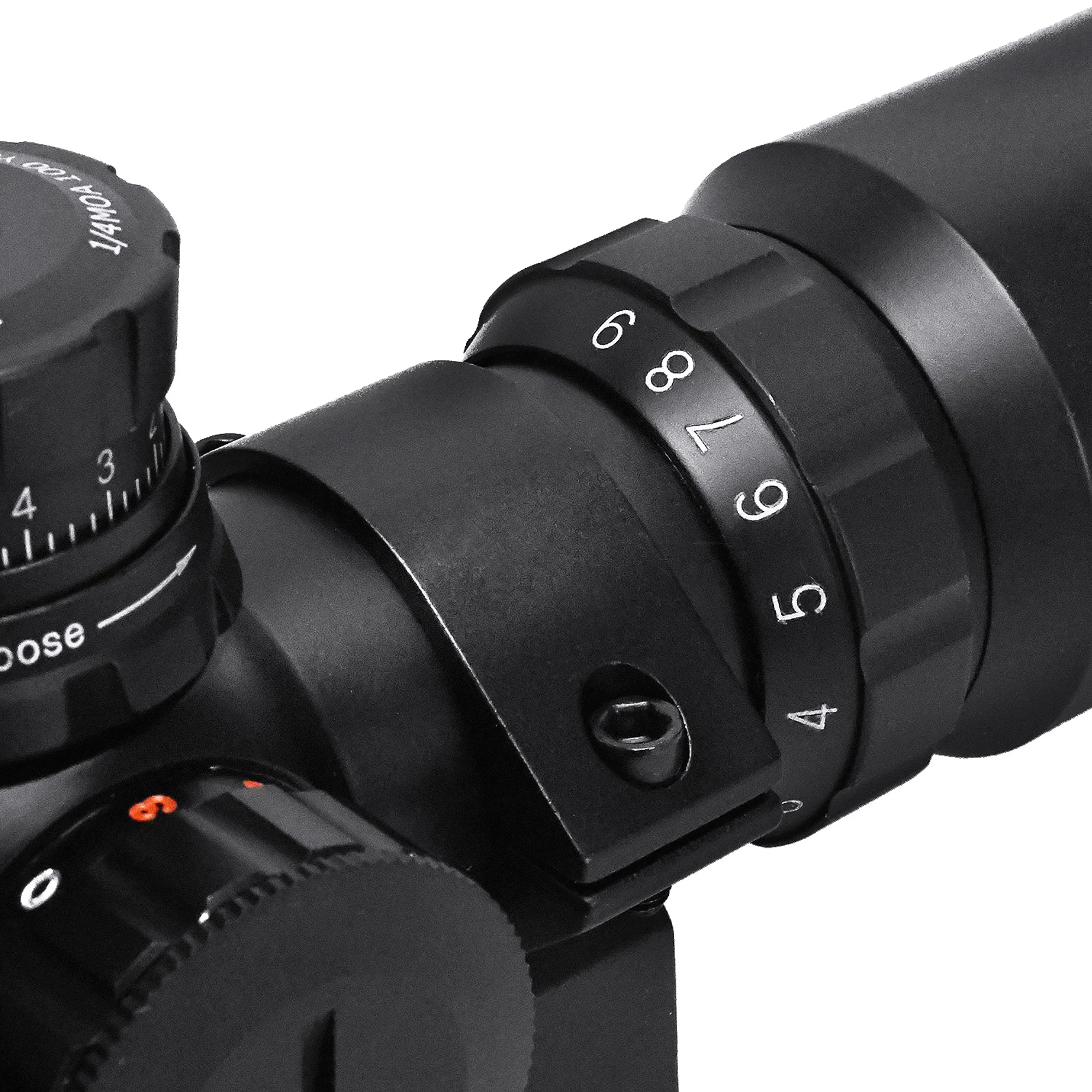 3-9x42mm Contour IR Red/Green/Blue Trace MOA Rifle Scope with Rings | AC13268 - Image 7