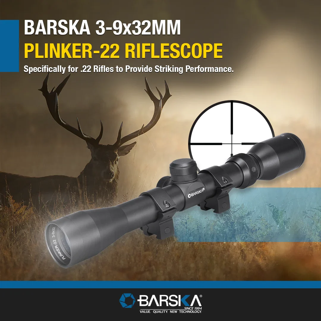 3-9x32mm Plinker-22 30/30 Rifle Scope with Rings | AC10380 - Image 12
