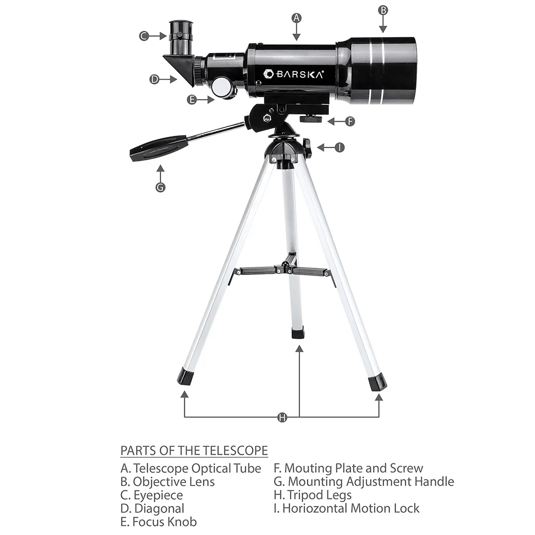 30070 - 225 Power Starwatcher Refractor Telescope with Table Top Mount | AE12932 - Image 5