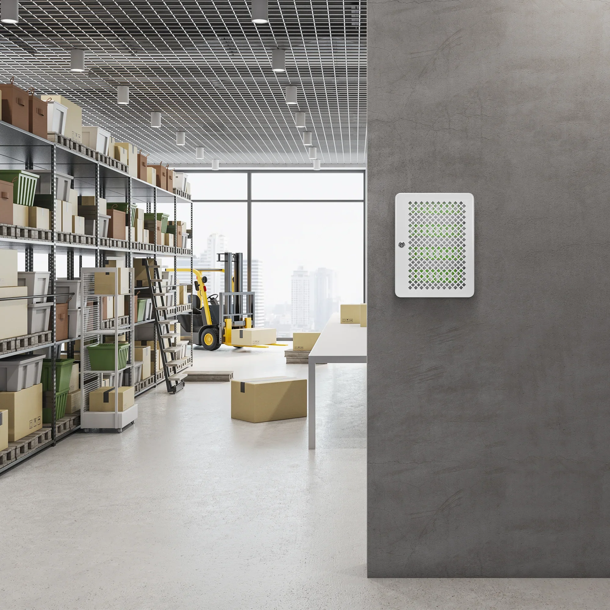 40 Capacity Fixed Position Mesh Front Key Cabinet with Key Lock | CB13758 - Image 14