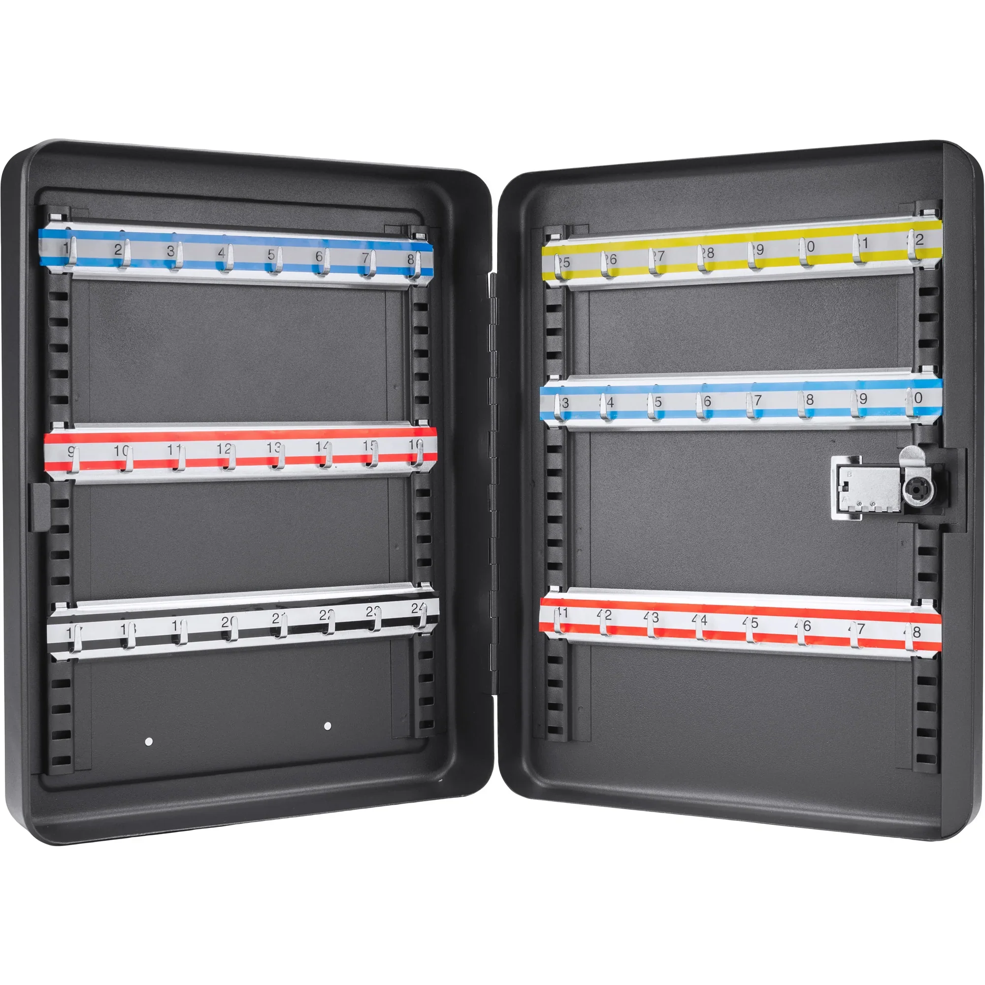 48 Capacity Adjustable Key Cabinet with Combination Lock, Black | CB13606 - Image 5