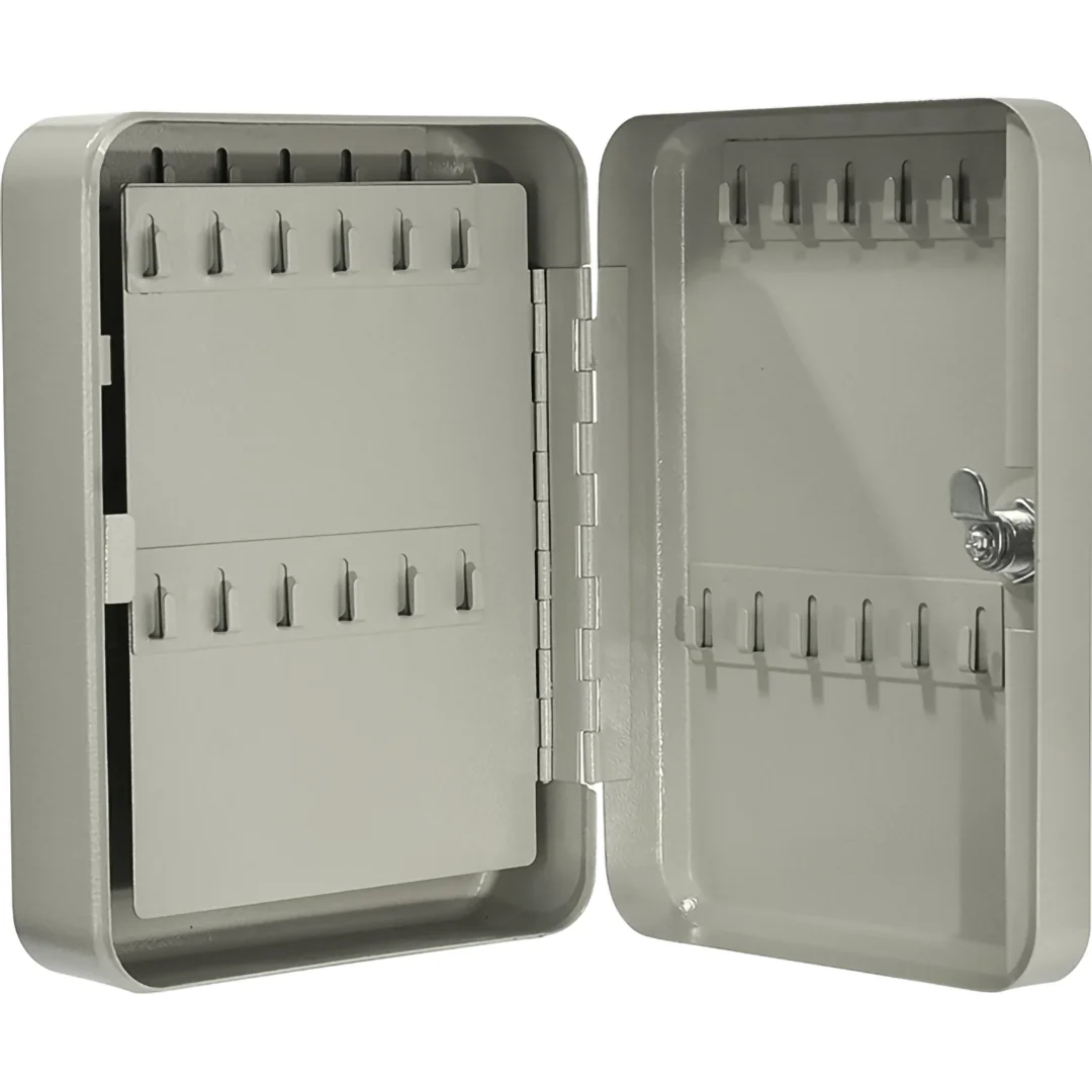 48 Capacity Fixed Position Key Cabinet with Key Lock, Grey | AX11692 - Image 3