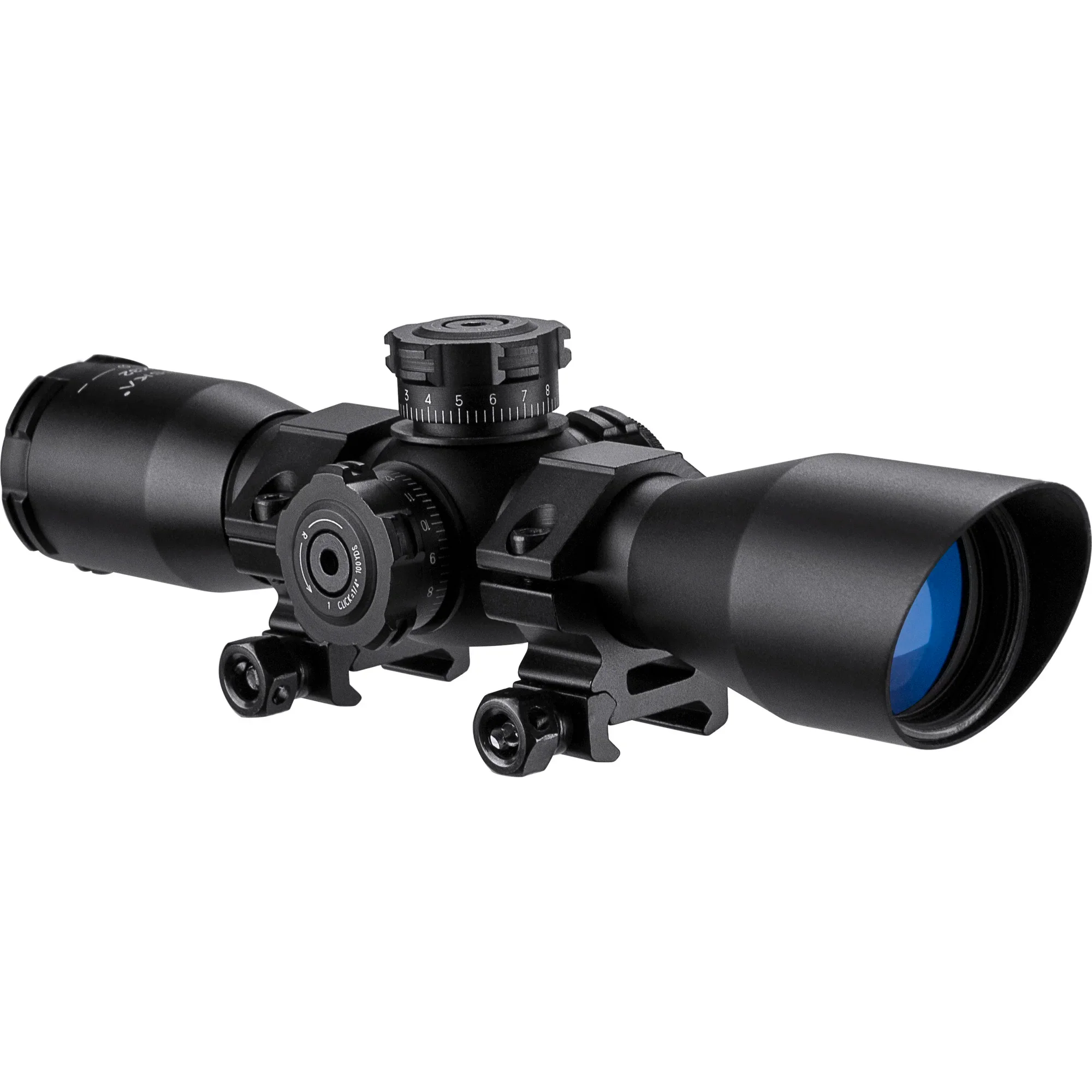 4x32mm Contour External Turret IR Mil-Dot Rifle Scope with Rings | AC11876