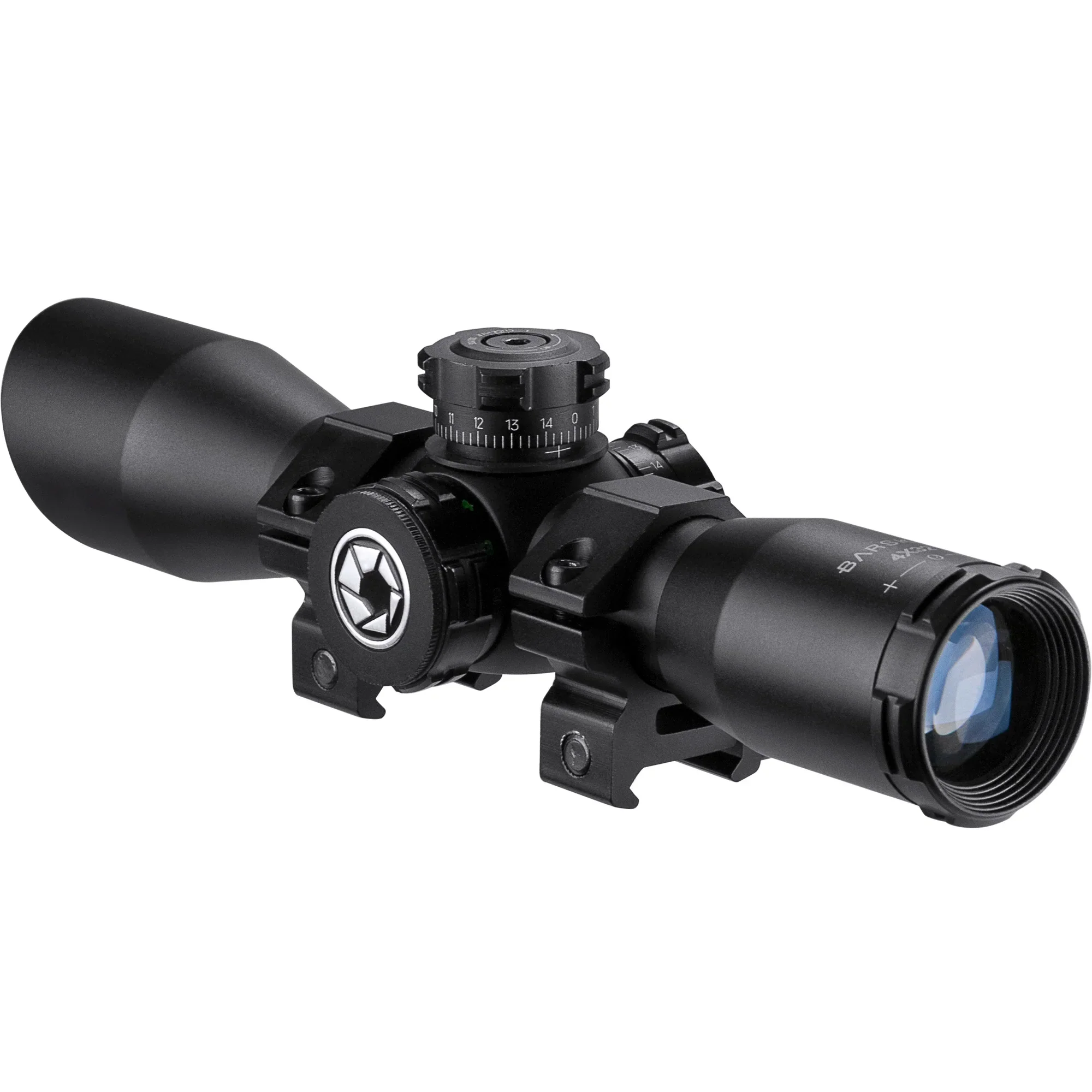 4x32mm Contour External Turret IR Mil-Dot Rifle Scope with Rings | AC11876 - Image 3