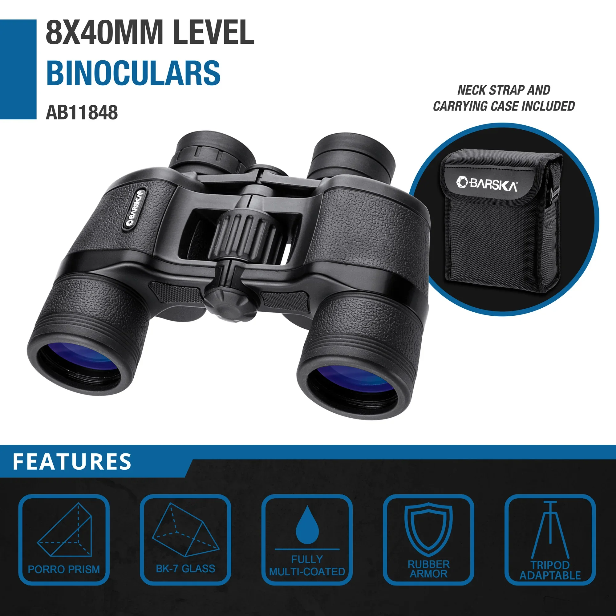 8x40mm Level Binoculars | AB12234 - Image 6
