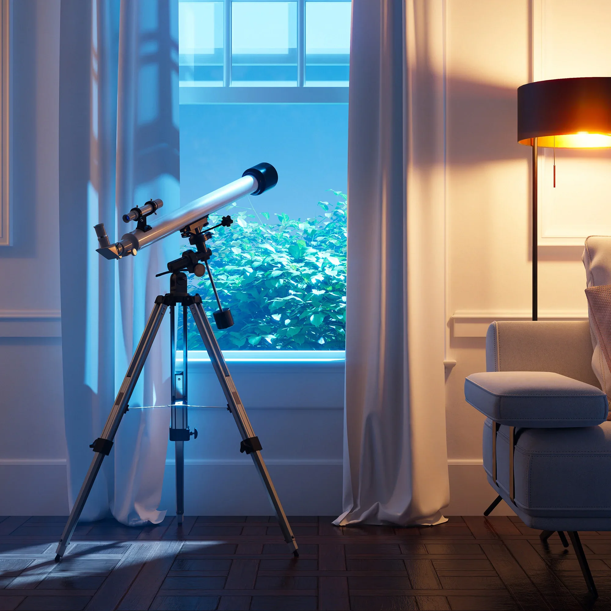90060 - 675 Power Starwatcher Refractor Telescope with Equatorial Mount | AE10754 - Image 3