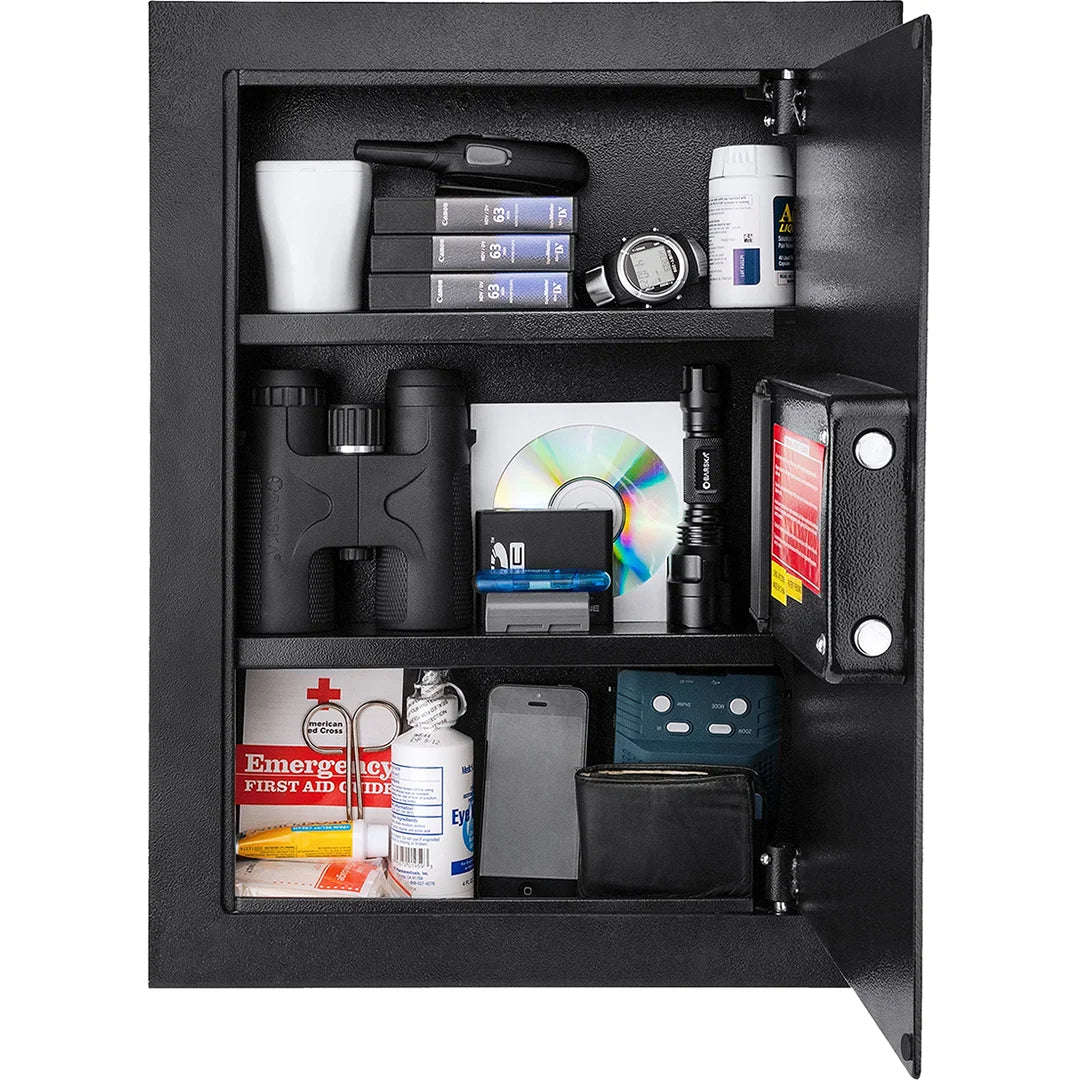 0.52 Cu. ft Black Biometric Wall Safe, Right Opening AX12038 | Left Opening AX13034 - Image 3