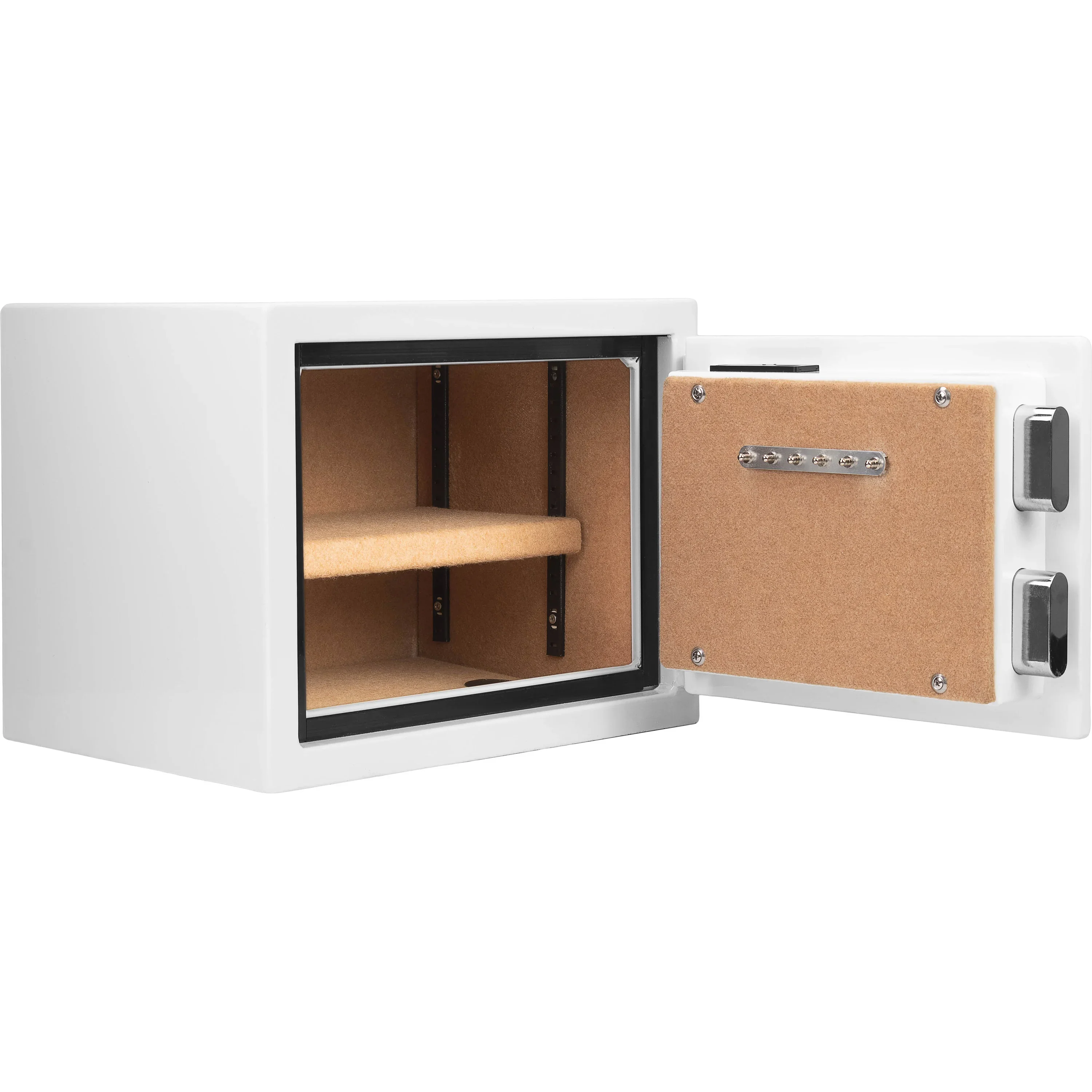 0.75 Cu. ft Biometric Fireproof Security Safe, White | AX13738 - Image 4