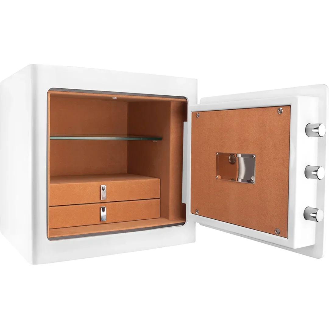1.01 Cu. ft Keypad Fireproof Jewelry Safe, White | AX13104 - Image 3