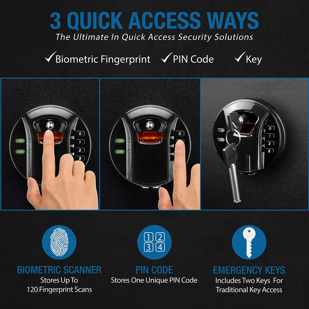 HQ100 Biometric Digital Keypad Safe | AX12888 - Image 6
