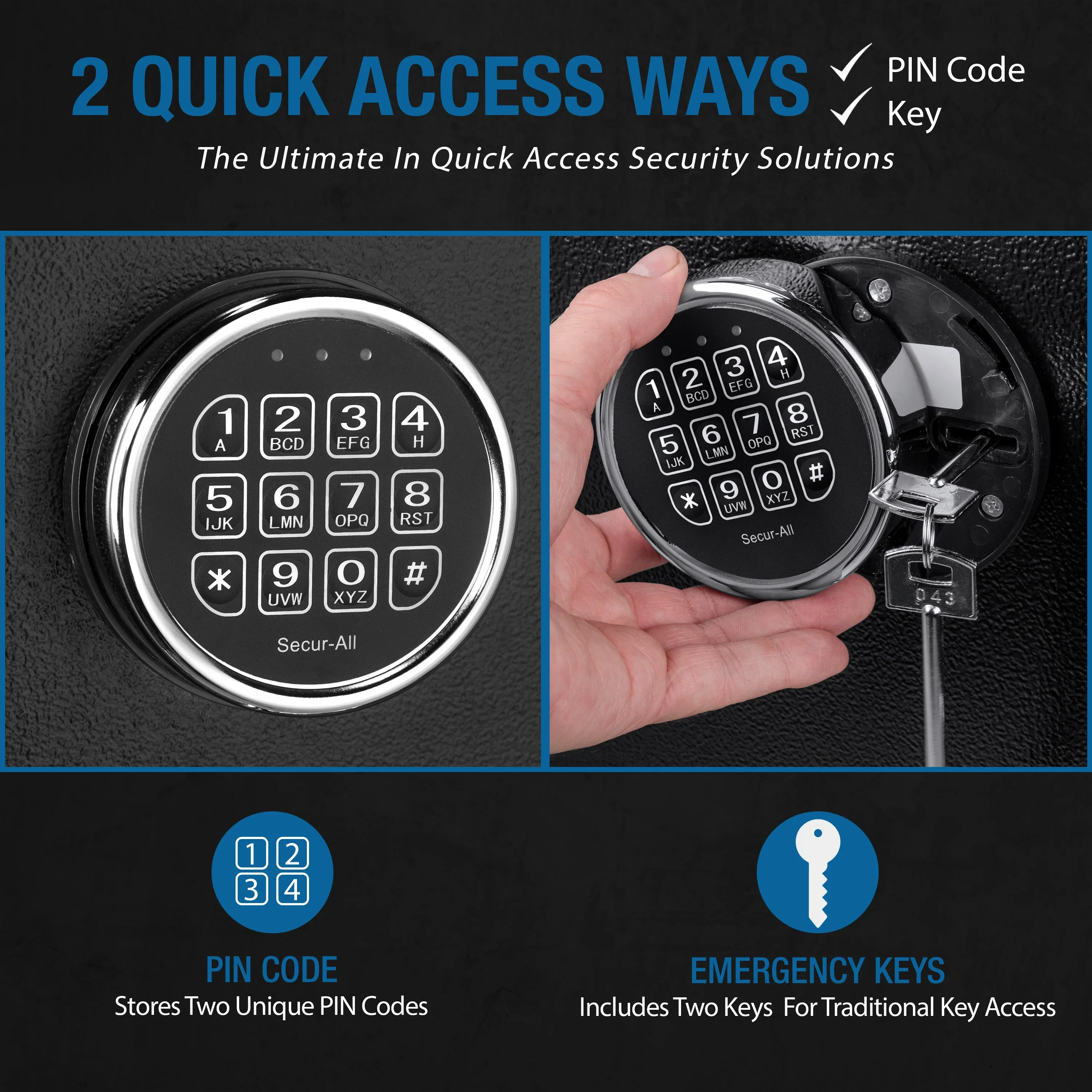FV1000 FireVault Fireproof Keypad Safe | AX12216 - Image 4
