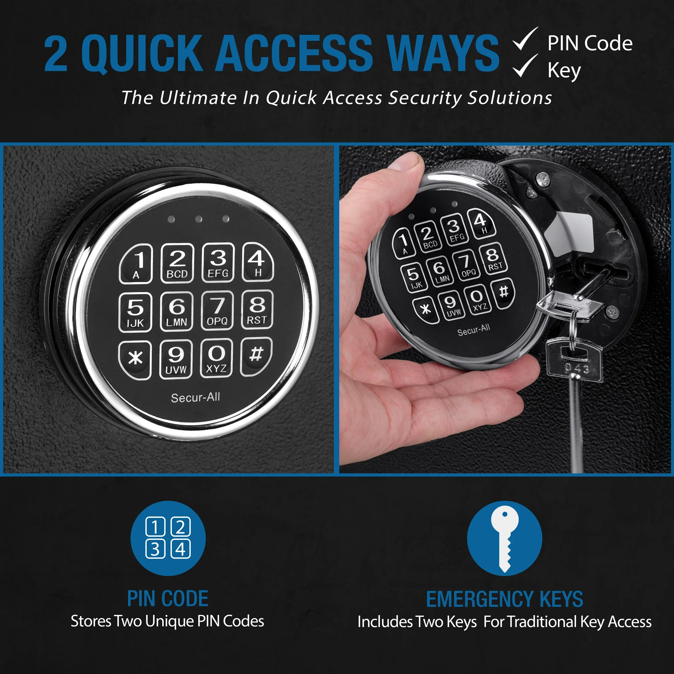 FV3000 FireVault Fireproof Keypad Safe | AX12220 - Image 5