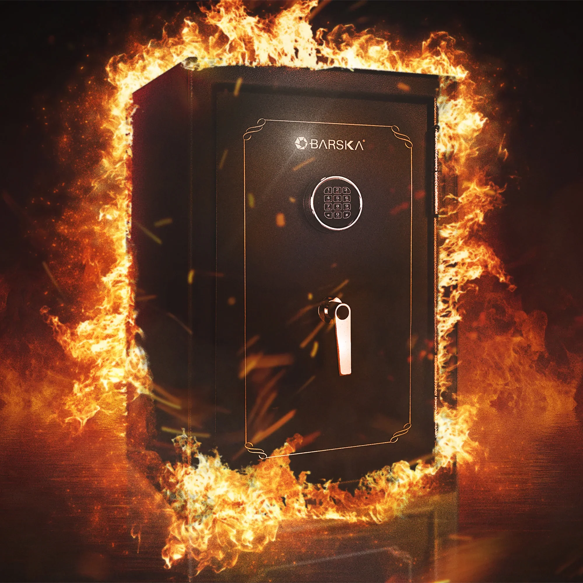 FV500 FireVault Fireproof Keypad Security Safe | AX12674 - Image 8
