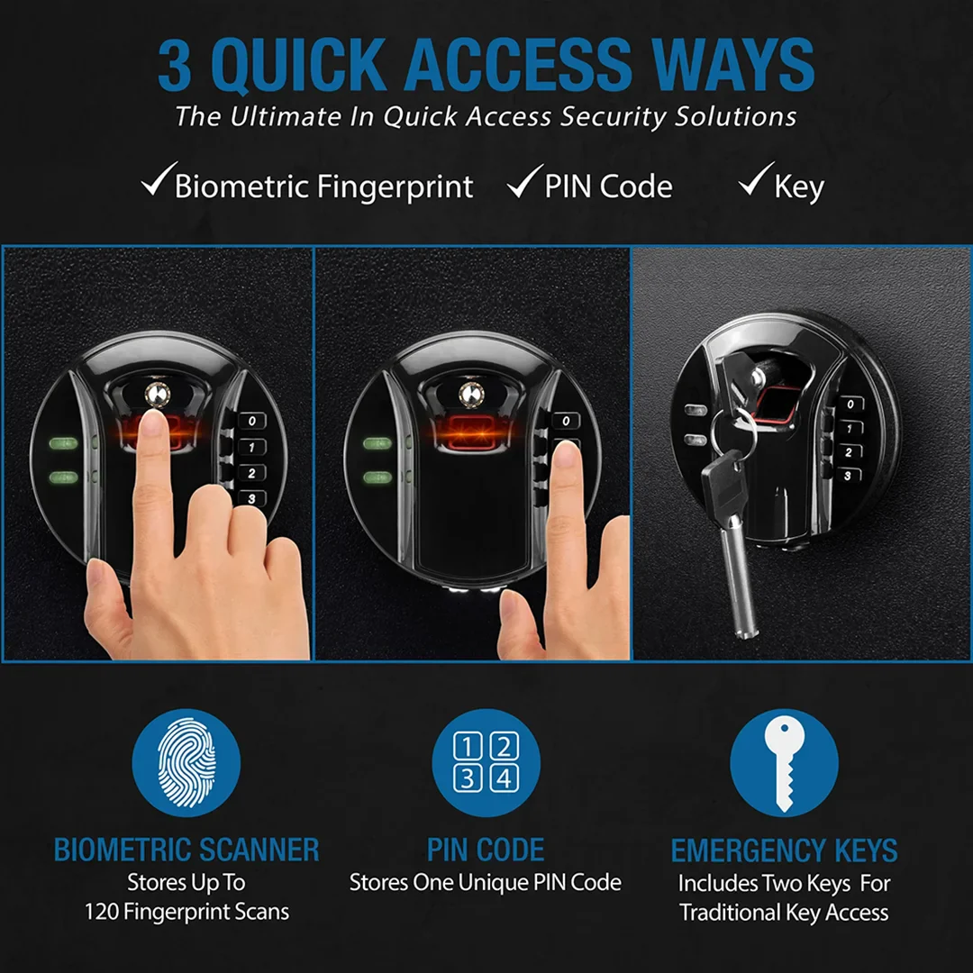 HQ400 Biometric Digital Keypad Safe | AX12842 - Image 6