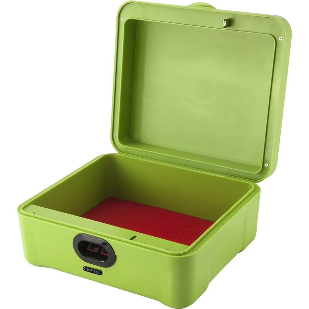 iBOX Portable Dual Access Motion Activated Biometric Secure Storage Lock Box | AX12458 - Image 5