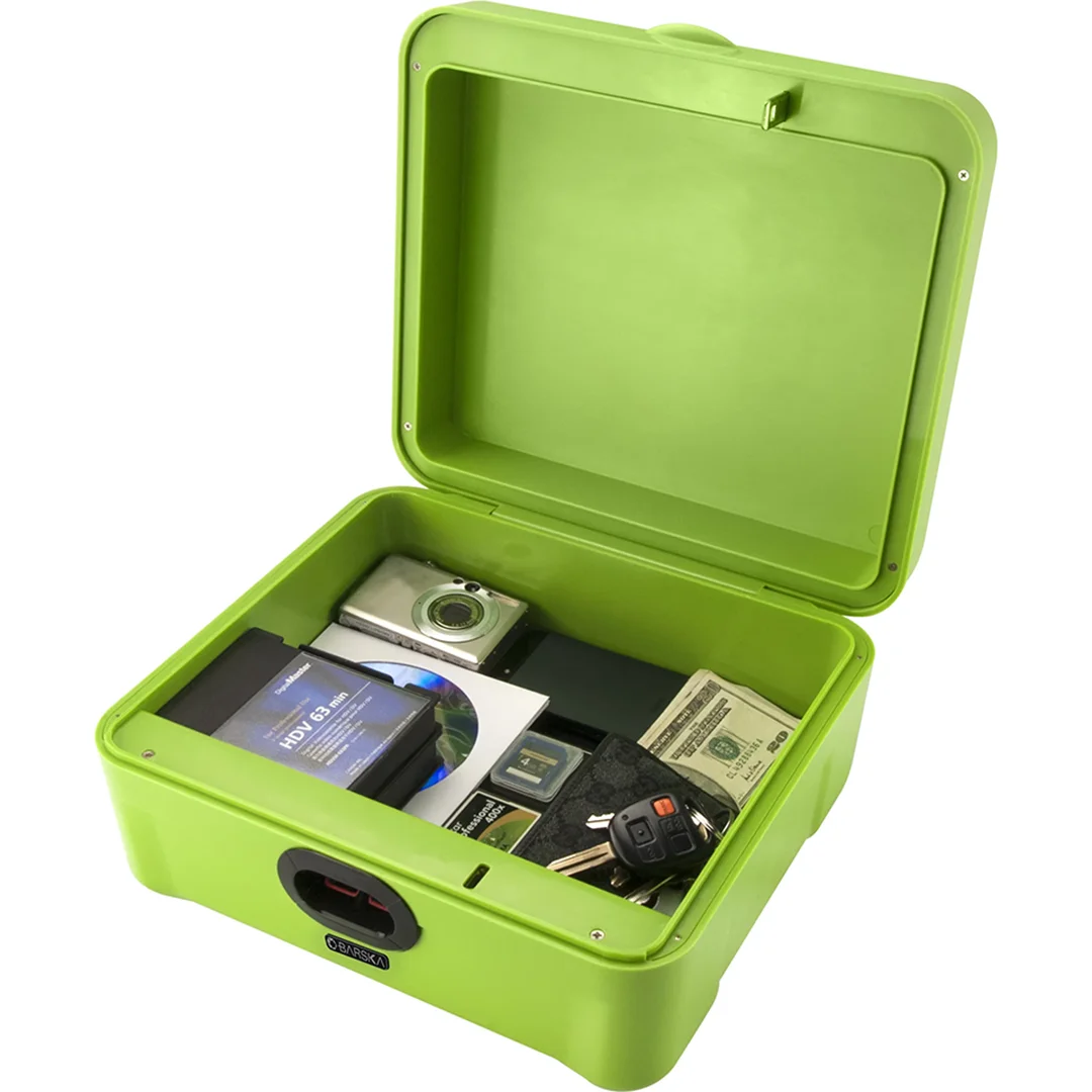 iBOX Portable Dual Access Motion Activated Biometric Secure Storage Lock Box | AX12458 - Image 6