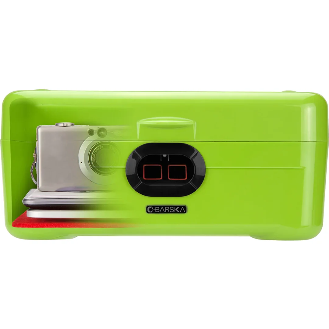 iBOX Portable Dual Access Motion Activated Biometric Secure Storage Lock Box | AX12458 - Image 9