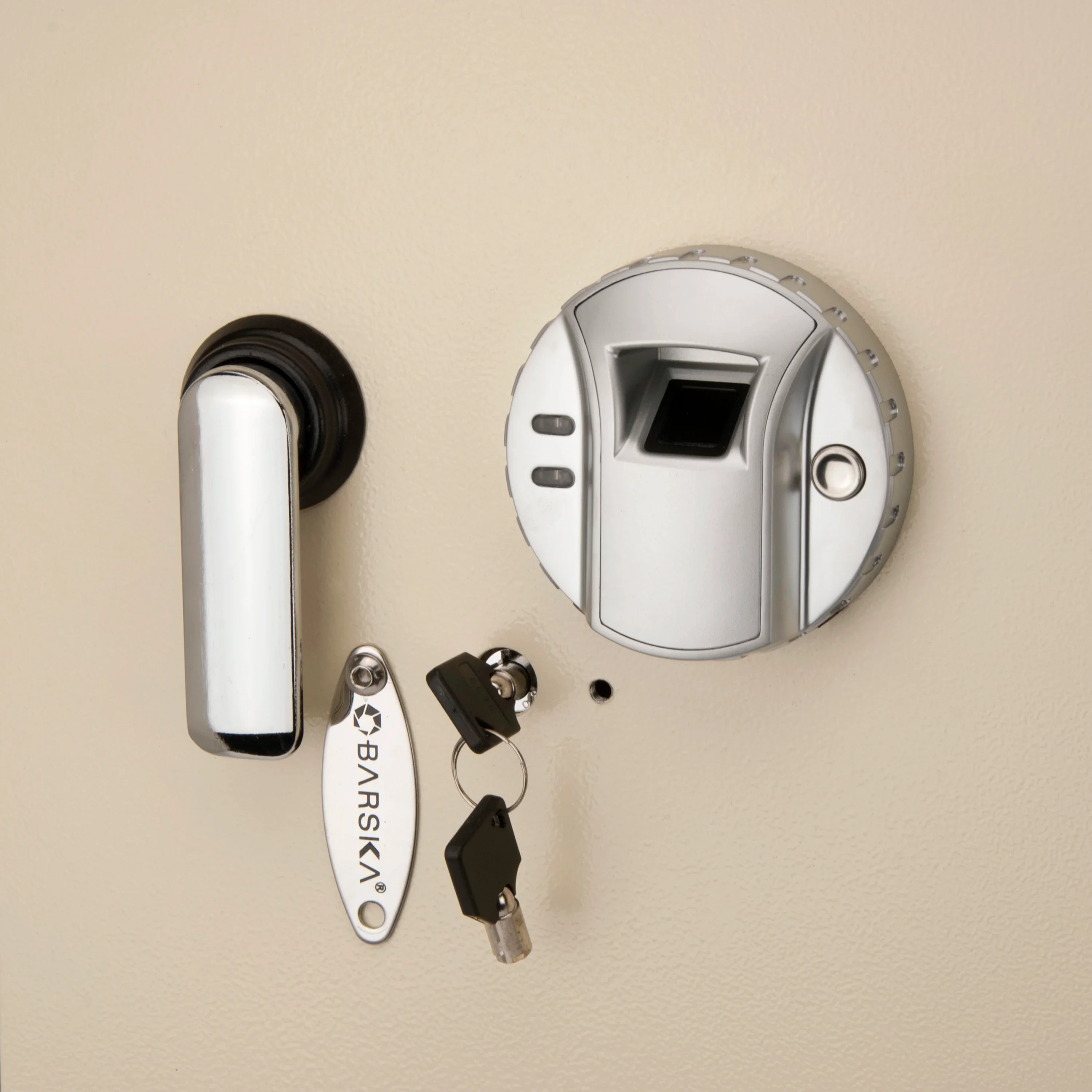 Large Beige Biometric Wall Safe, Right Opening  AX12408 | Left Opening AX12880 - Image 7