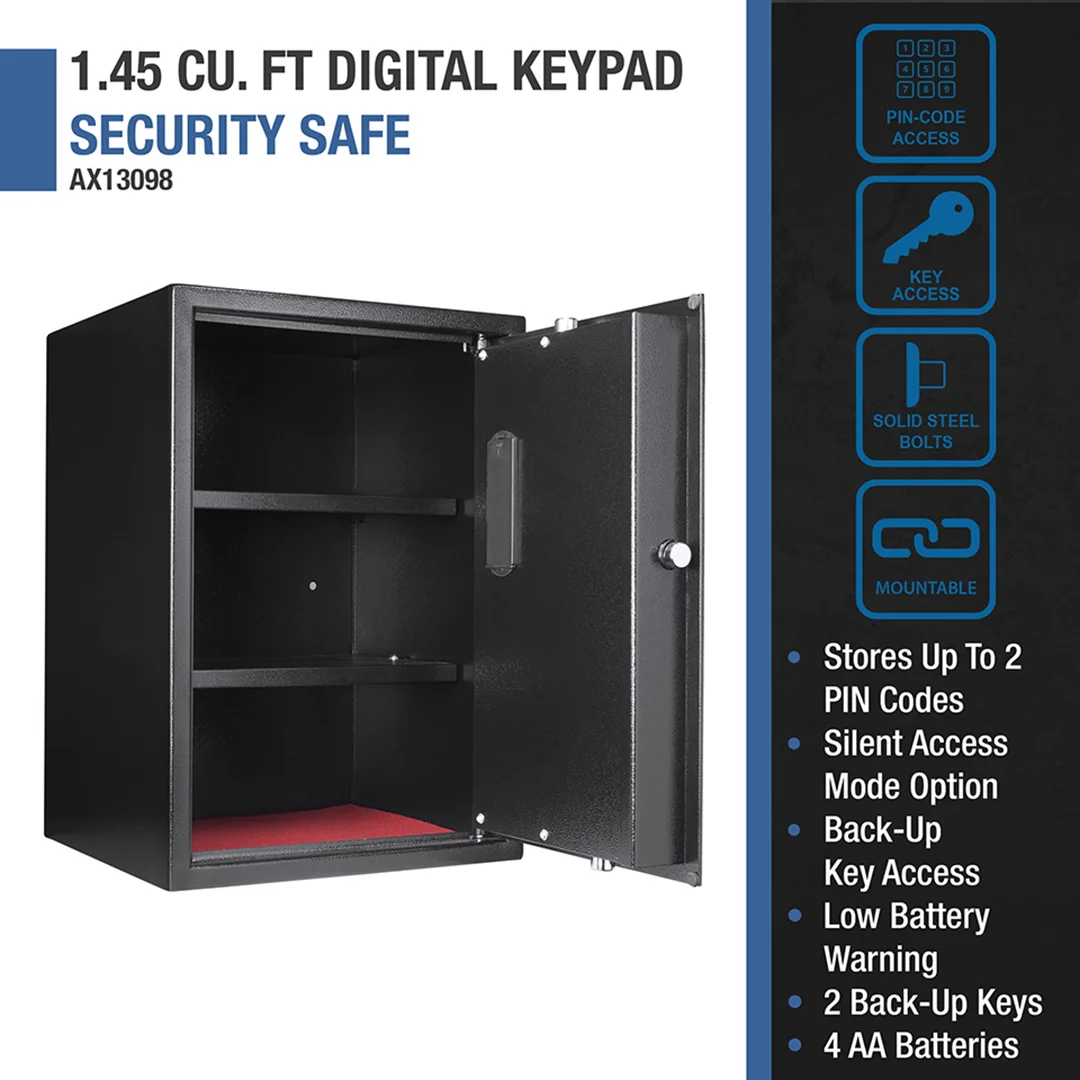 1.45 Cu. ft Digital Keypad Security Safe | AX13098 - Image 8