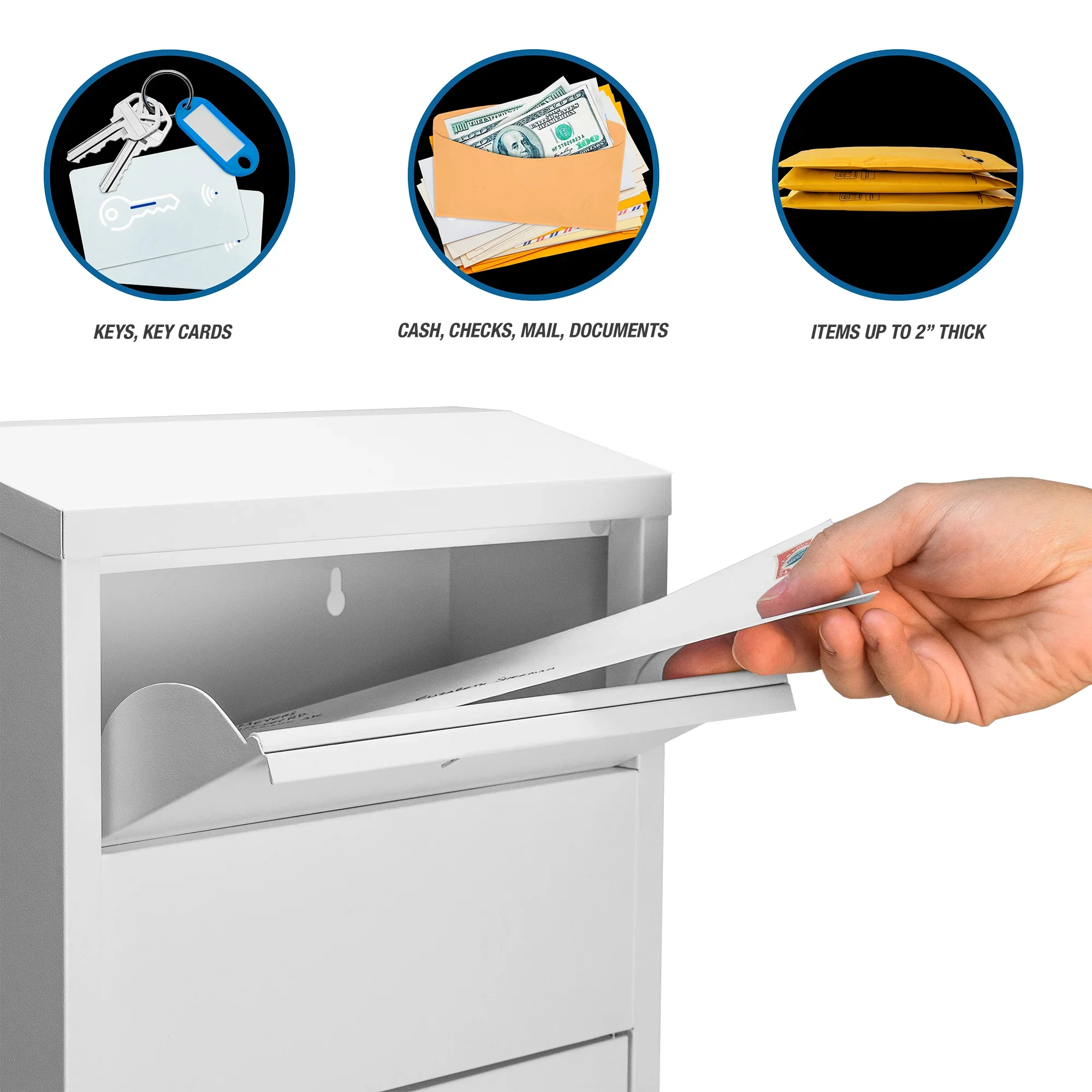 Large Locking Wall Mount Drop Box | CB13956 - Image 5