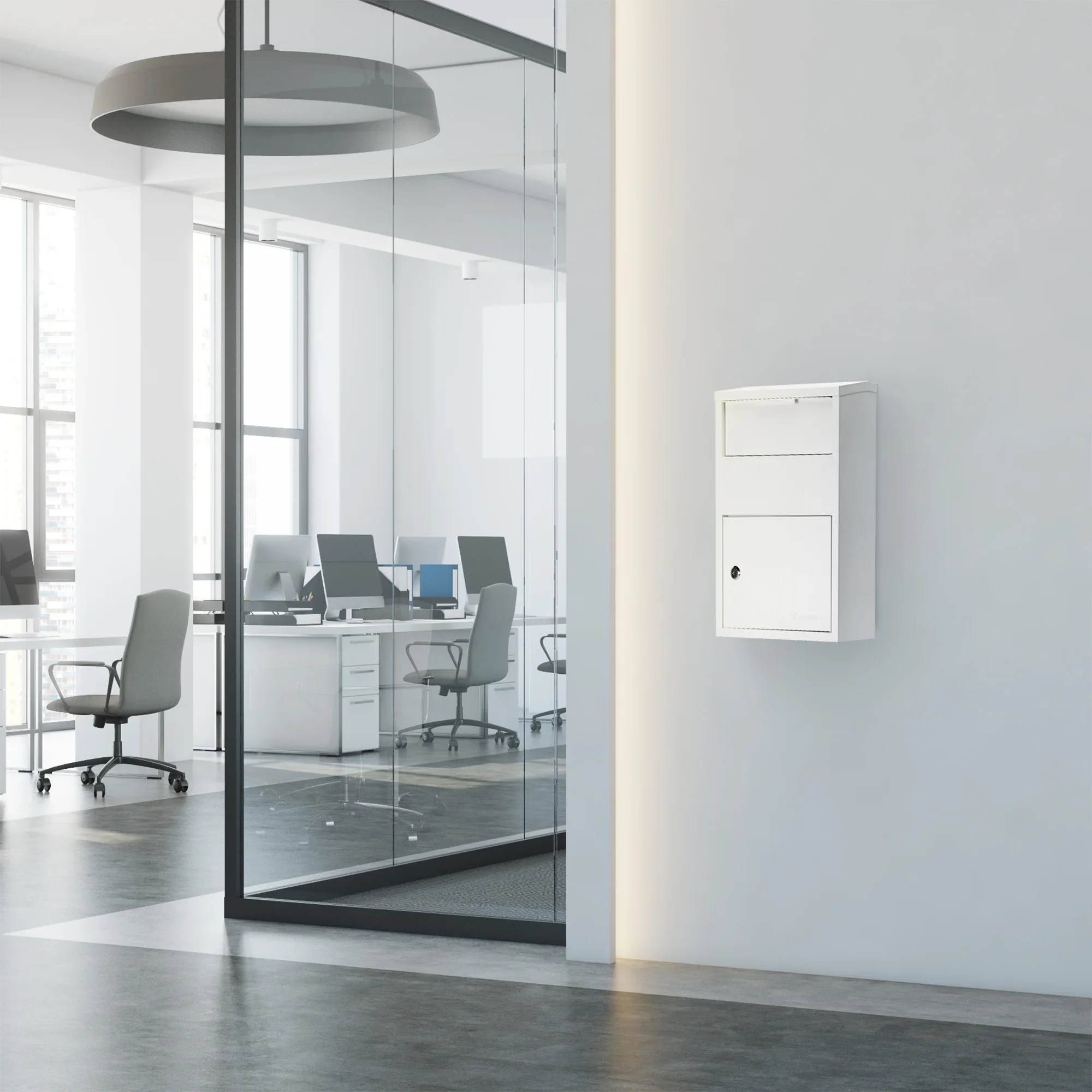 Large Locking Wall Mount Drop Box | CB13956 - Image 9