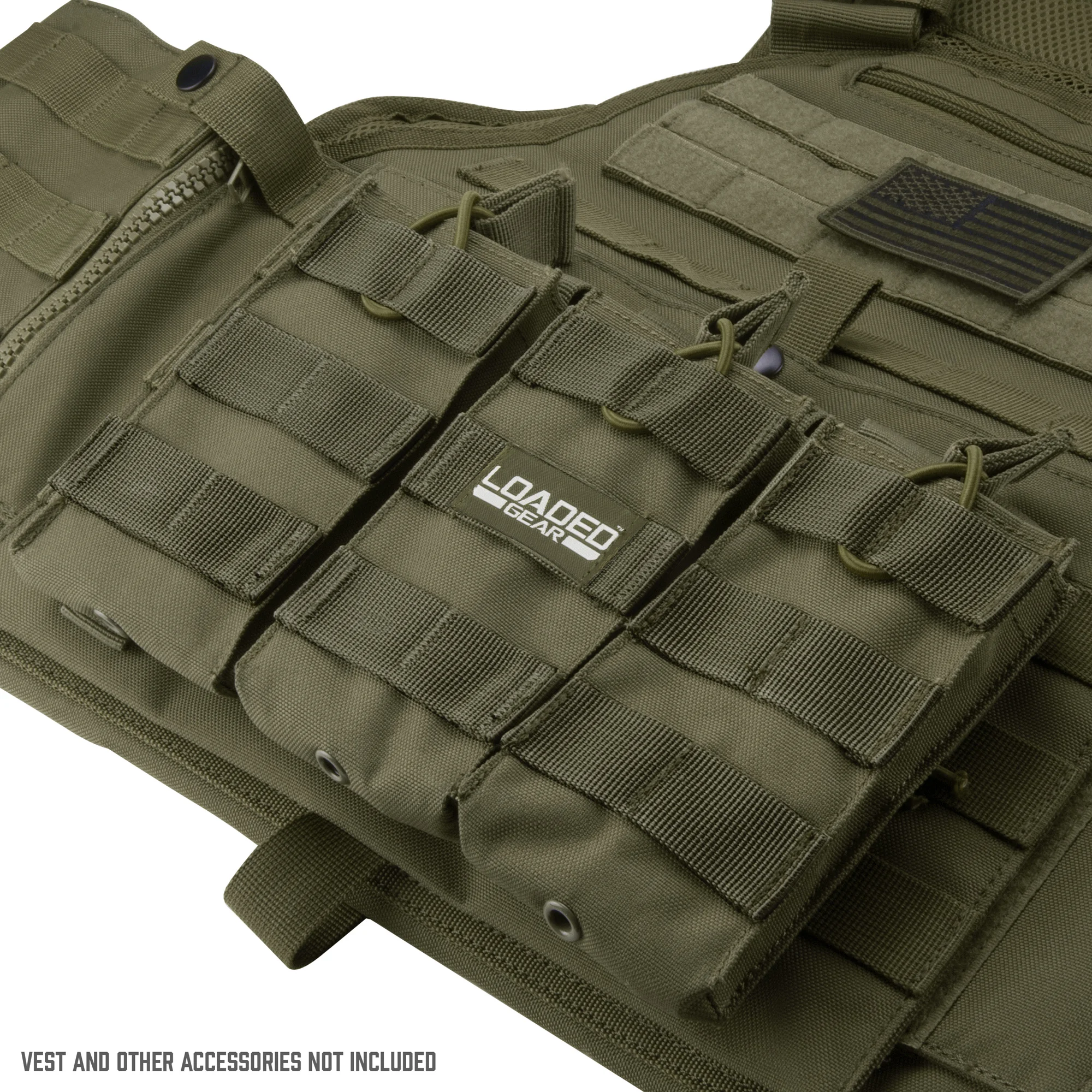 Loaded Gear CX-200 Triple Magazine Pouches | Black, OD Green, Dark Earth | BI12246, BI12276, BI12298 - Image 16