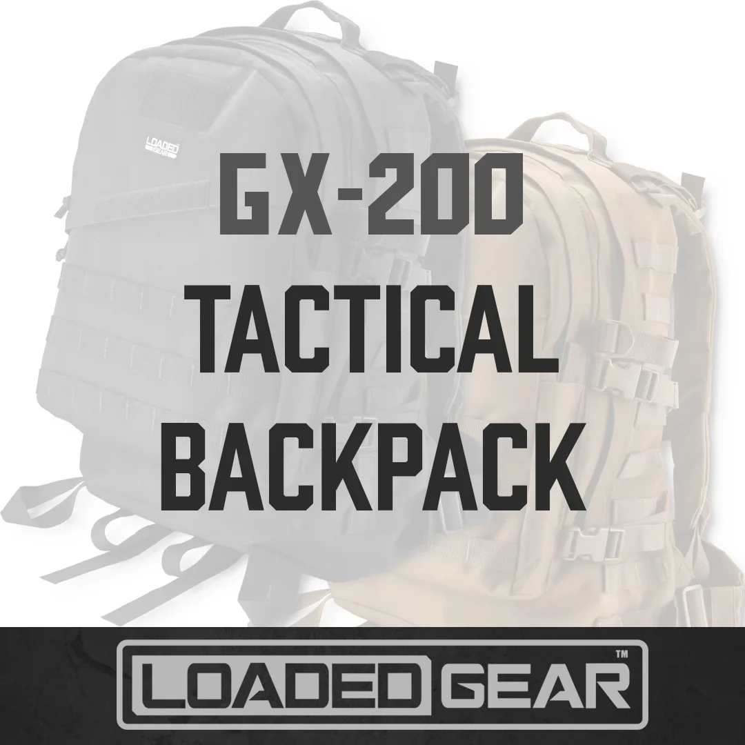 Loaded Gear GX-200 Tactical Backpacks | Black, Dark Earth | BI12022, BI12342 - Image 2