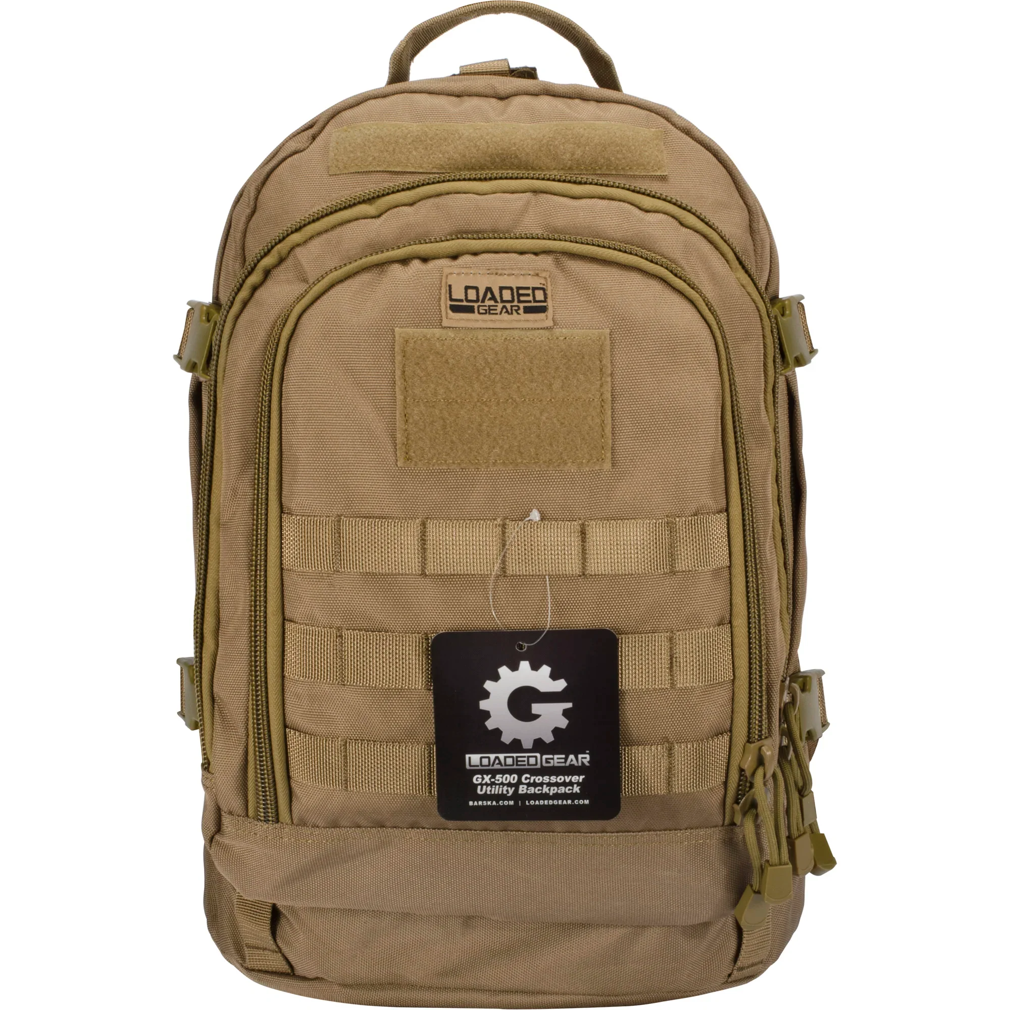 Loaded Gear GX-500 Crossover Tactical Backpacks | Black, Dark Earth | BI12612, BI12614 - Image 11