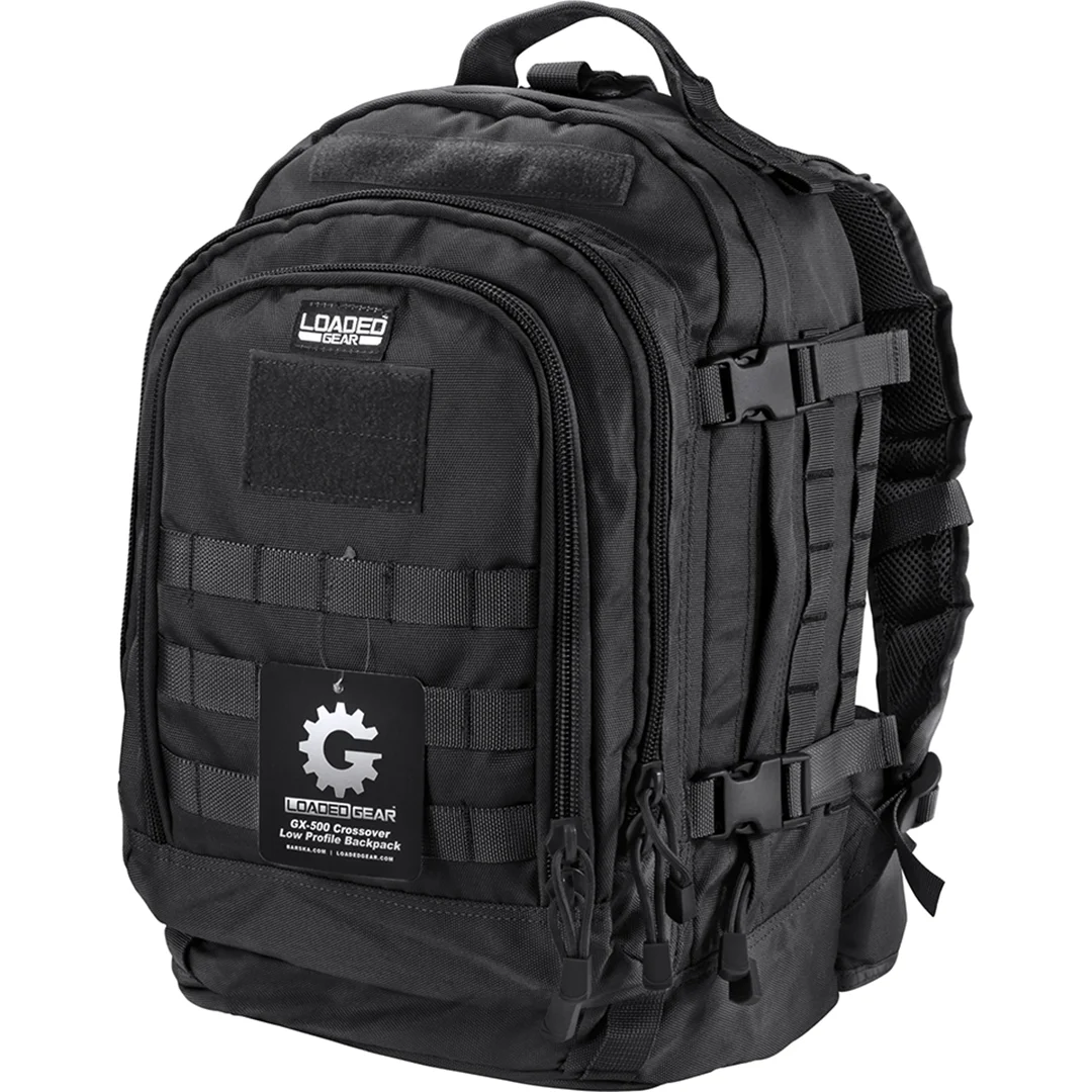 Loaded Gear GX-500 Crossover Tactical Backpacks | Black, Dark Earth | BI12612, BI12614 - Image 3