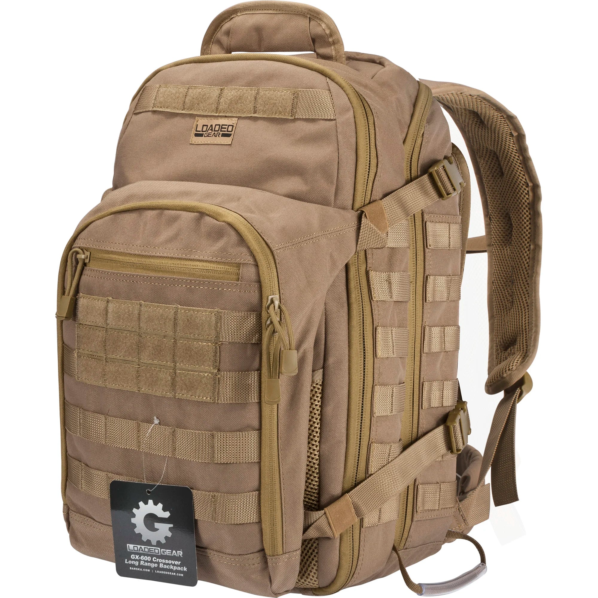 Loaded Gear GX-600 Crossover Tactical Backpacks | Black, Dark Earth | BI12598, BI12600 - Image 7