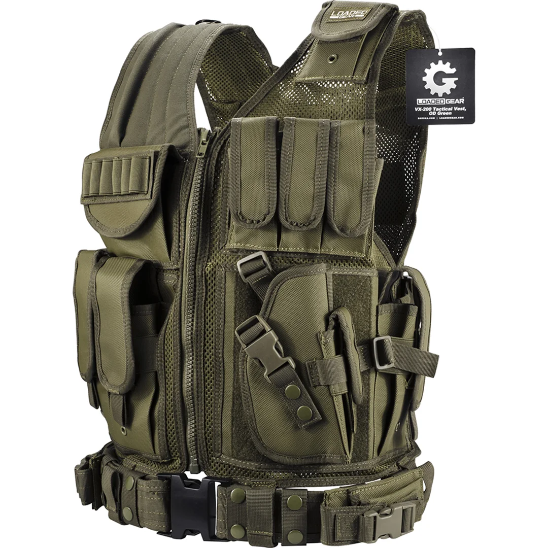 Loaded Gear VX-200 Tactical Vests | Black, OD Green, Dark Earth | BI12018, BI12332, BI12346 - Image 10
