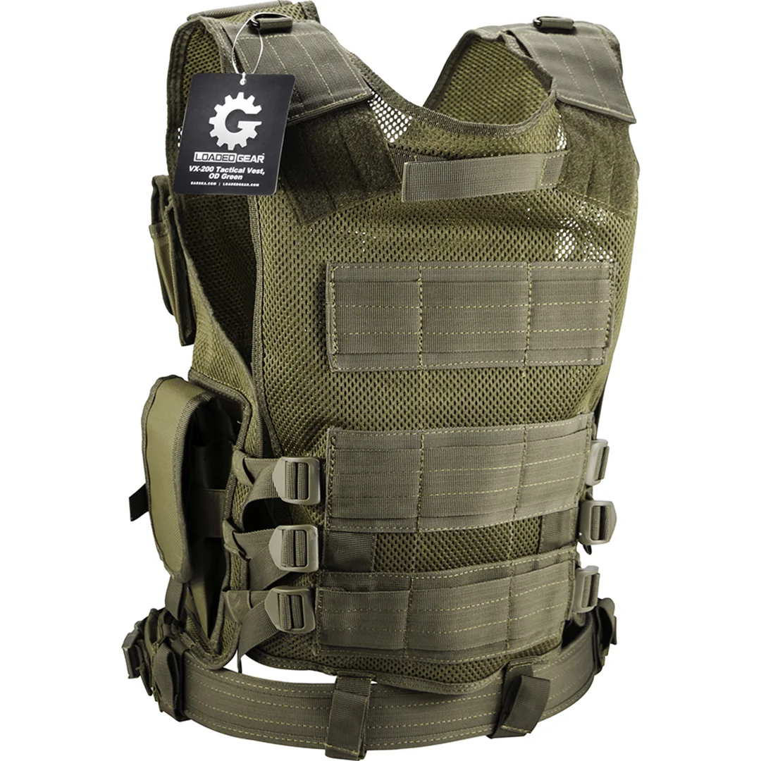 Loaded Gear VX-200 Tactical Vests | Black, OD Green, Dark Earth | BI12018, BI12332, BI12346 - Image 11